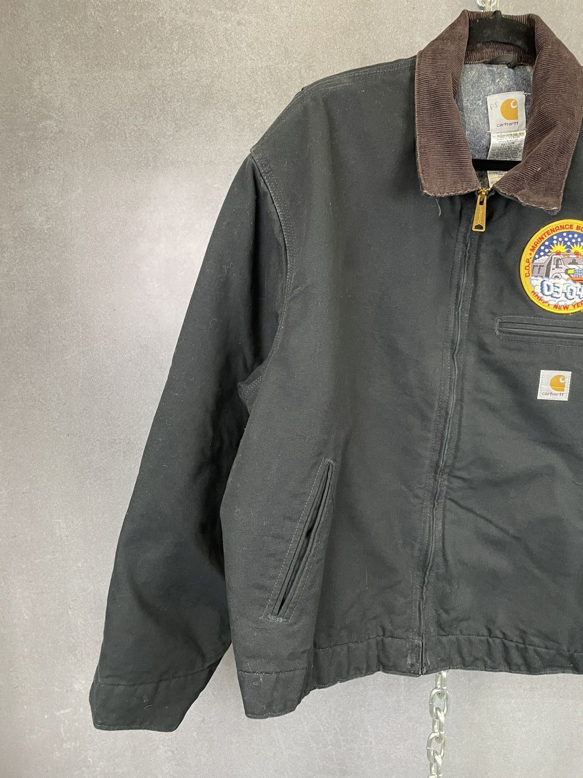 Carhartt Black carhartt blanket lined Detroit jacket size L Size US M / EU 48-50 / 2 - 3 Thumbnail