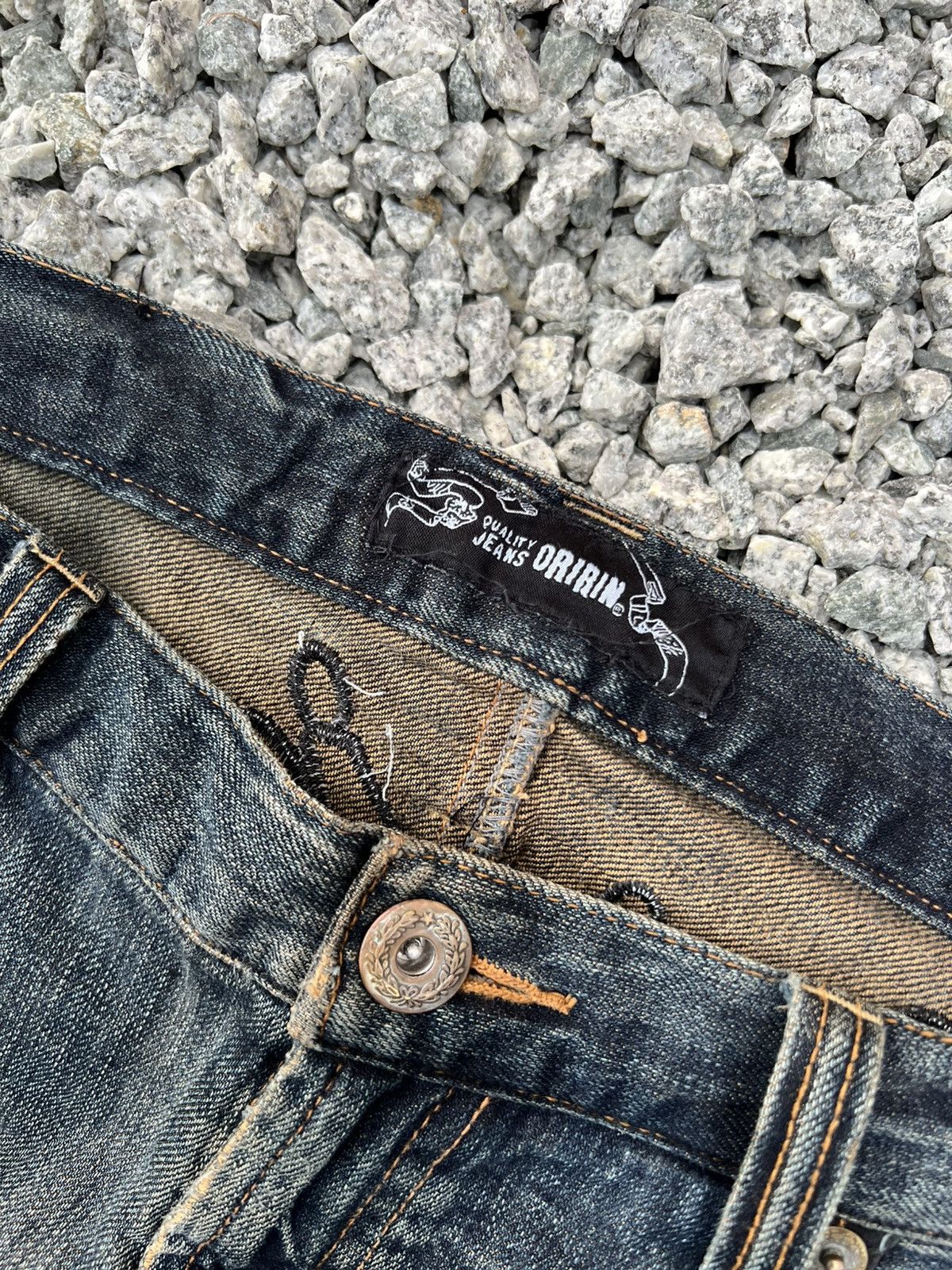 If Six Was Nine Japanese Brand Oririn Claw Jean Size US 35 - 10 Thumbnail