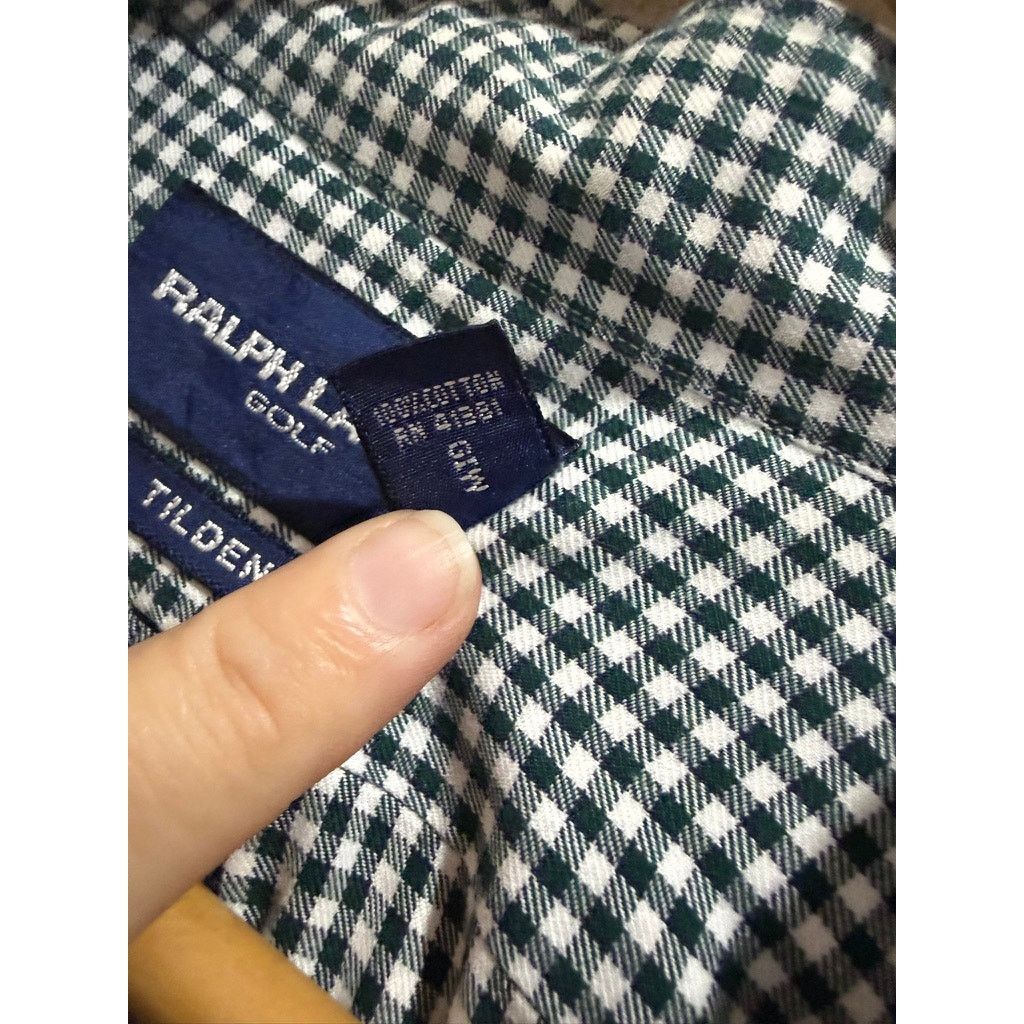 Ralph Lauren Ralph Lauren Golf Shirt Mens XL Green White Gingham Check Size US XL / EU 56 / 4 - 4 Thumbnail
