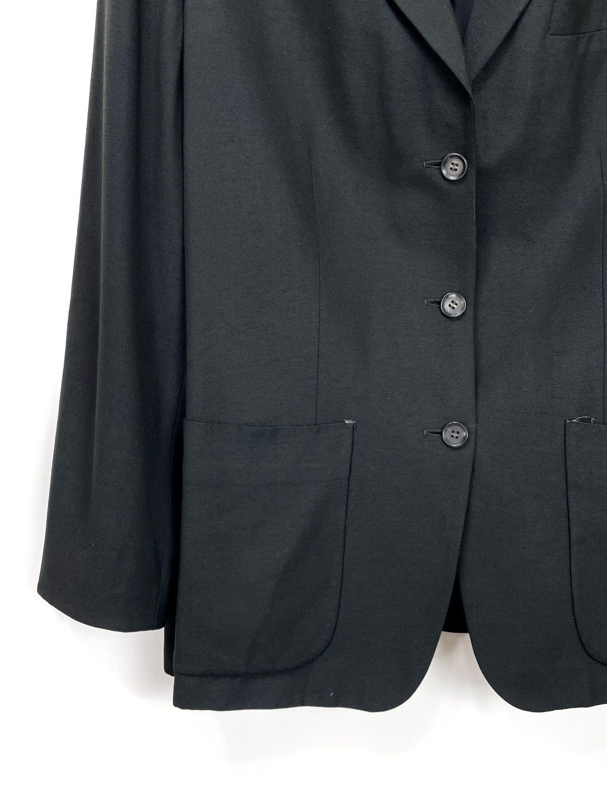 Yohji Yamamoto Vintage Yohji Yamamoto Archive Silk Blend Blazer – Size M Size M / US 6-8 / IT 42-44 - 12 Thumbnail