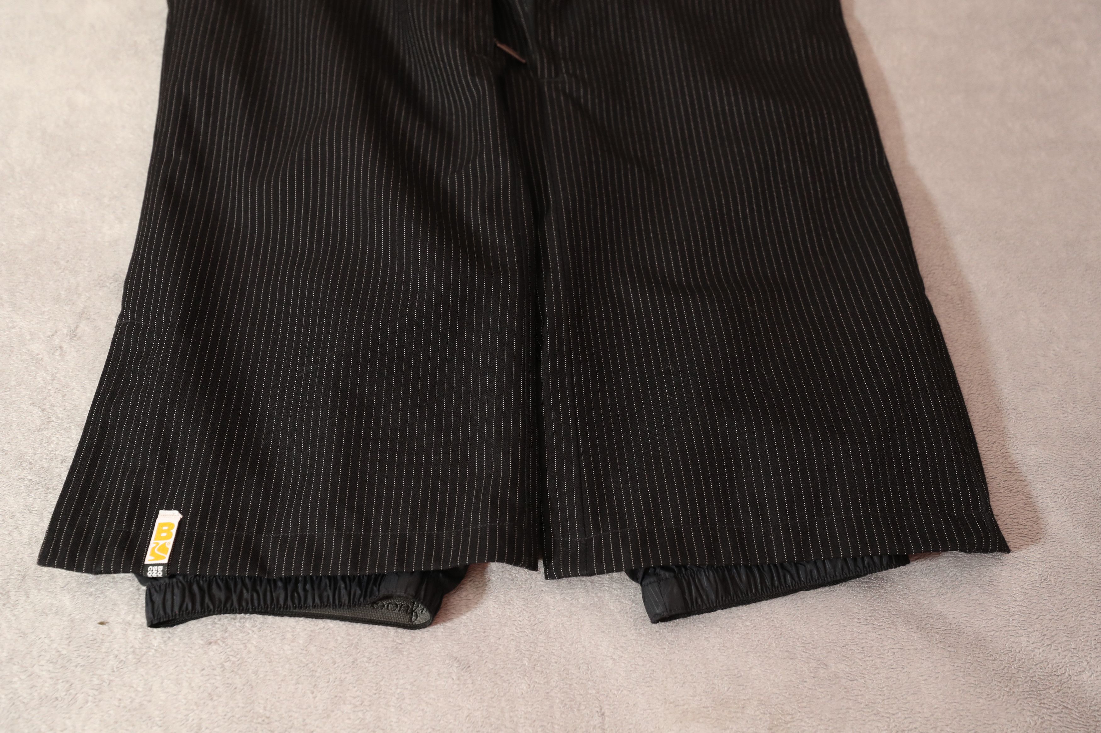 Bonfire Outerwear Bonfire ARC Classic Fit Black Striped Snow Pants 2009 (M) Size US 32 / EU 48 - 6 Thumbnail