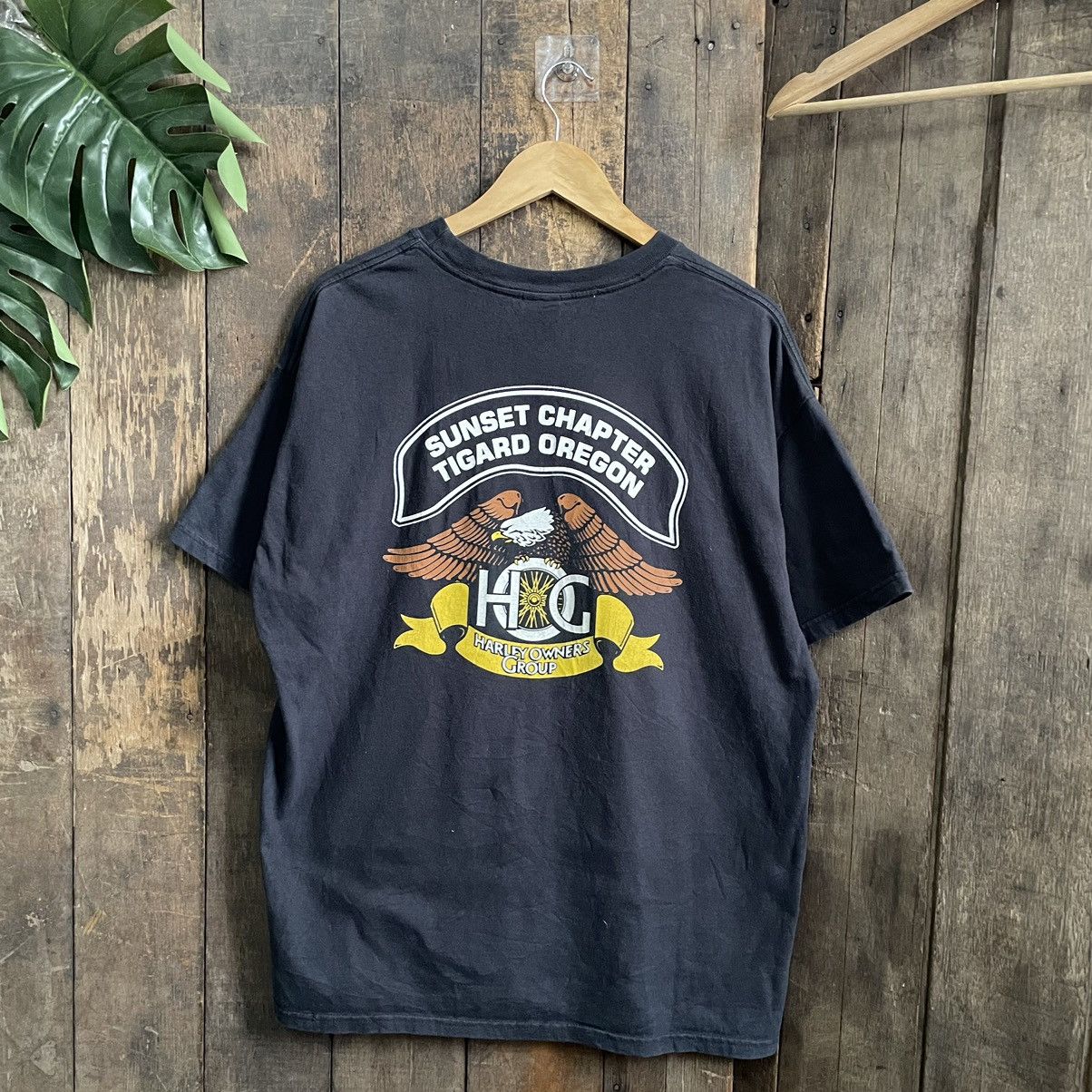 Vintage Harley Davidson Owner Group Tshirt