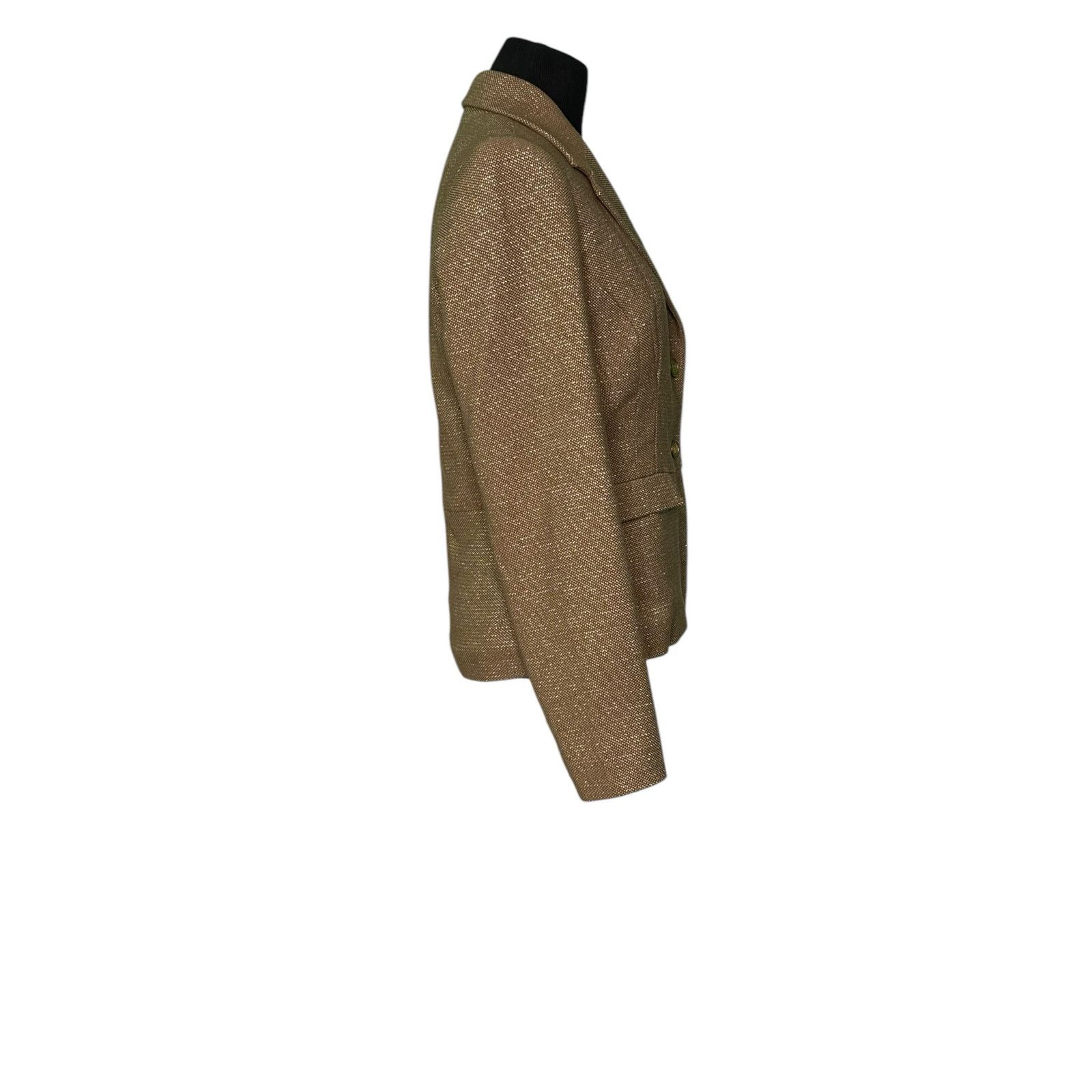 Old Navy Old Navy shimmery gold long sleeves blazer size Small Size S / US 4 / IT 40 - 7 Thumbnail