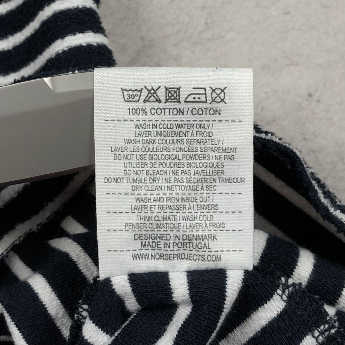 Norse Projects Norse Projects Niels Pocket Striped Tee Size US S / EU 44-46 / 1 - 12 Thumbnail