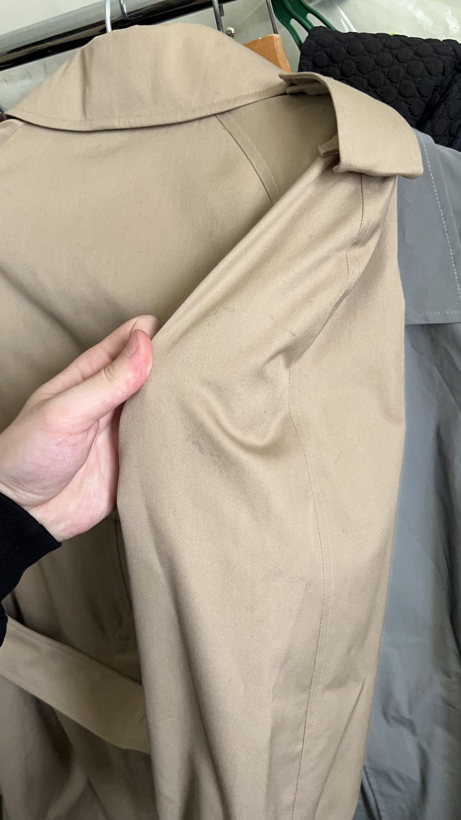 DAKS Daks London Double Breasted Trench Coat Beige Size M / US 6-8 / IT 42-44 - 23 Thumbnail