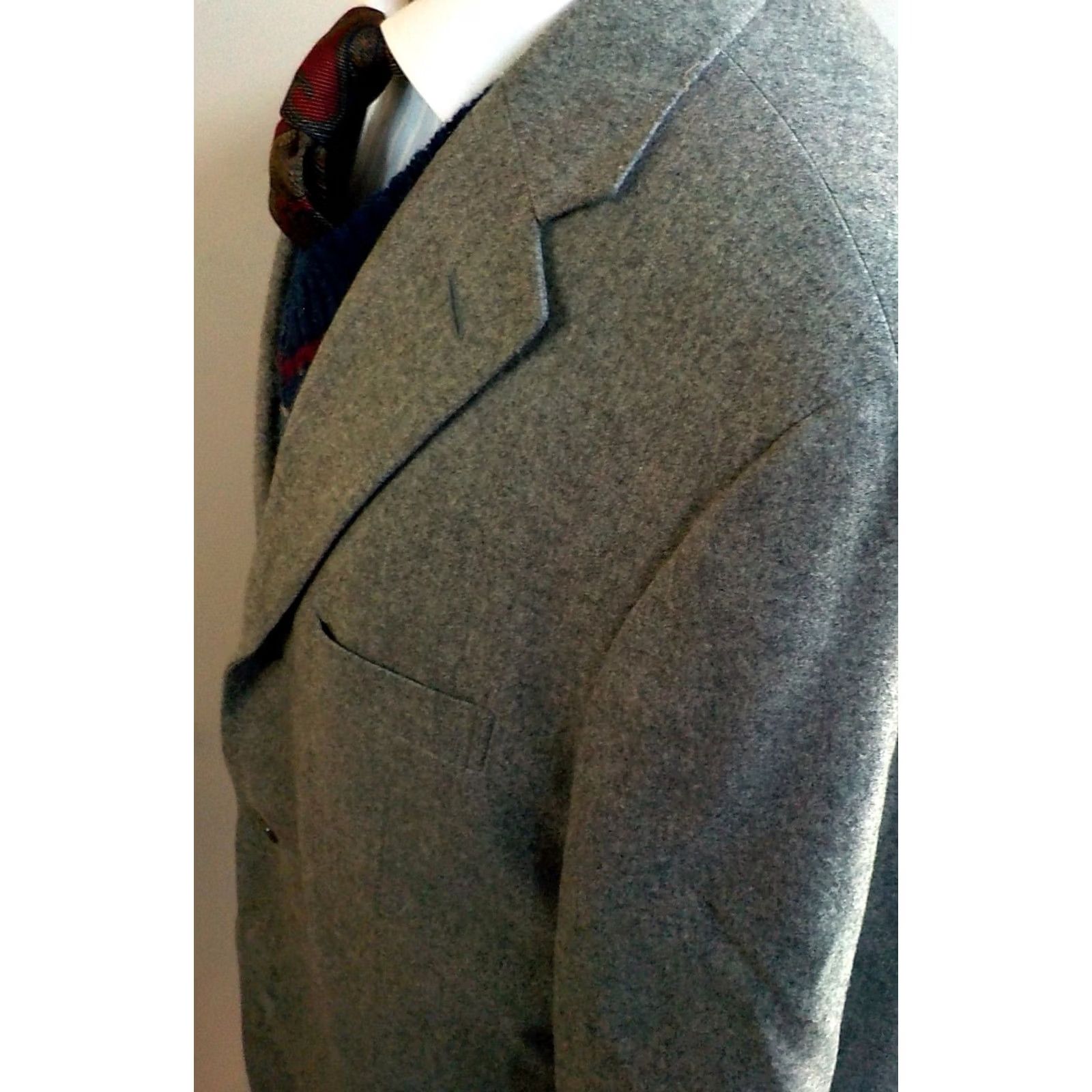 Polo Ralph Lauren Polo Ralph Lauren Blazer Gray Wool Cashmere 3 Button Blazer Size 42L Made in Italy Mens Size US XL / EU 56 / 4 - 6 Thumbnail