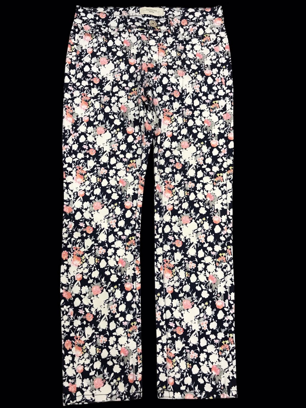 Max Mara 💥LUXURY💥Maxmara Slim Floral Pant F404 Size 30" / US 8 / IT 44 - 1 Thumbnail