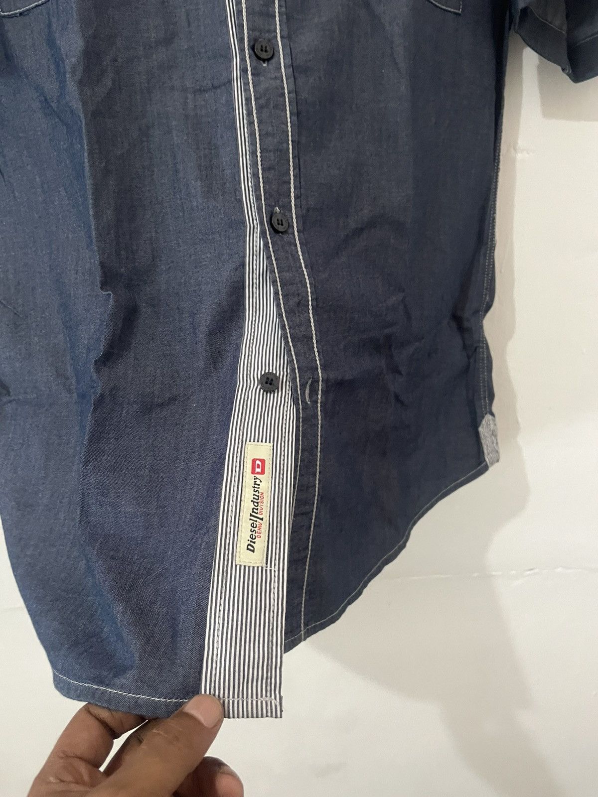 Diesel Vintage Diesel Blue Shirt Size US L / EU 52-54 / 3 - 12 Thumbnail