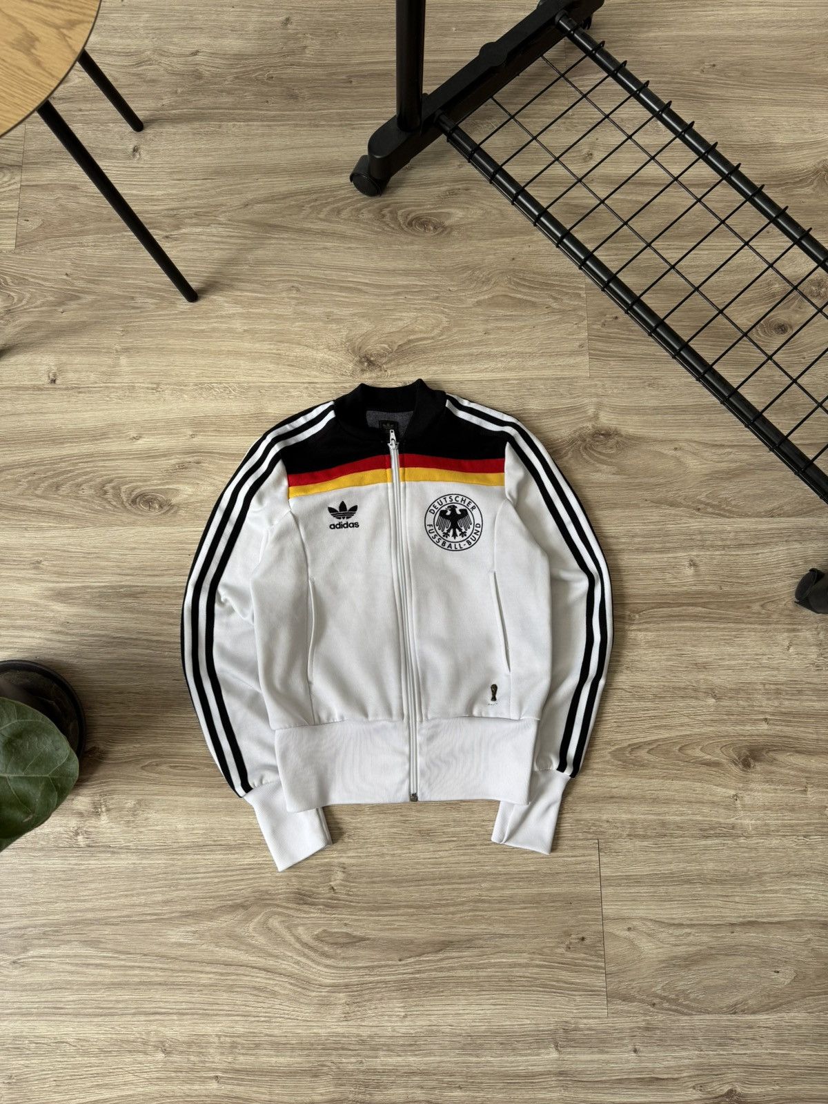 Adidas Vintage Y2K Adidas Germany FIFA Track Jacket Size XS / US 0-2 / IT 36-38 - 1 Thumbnail