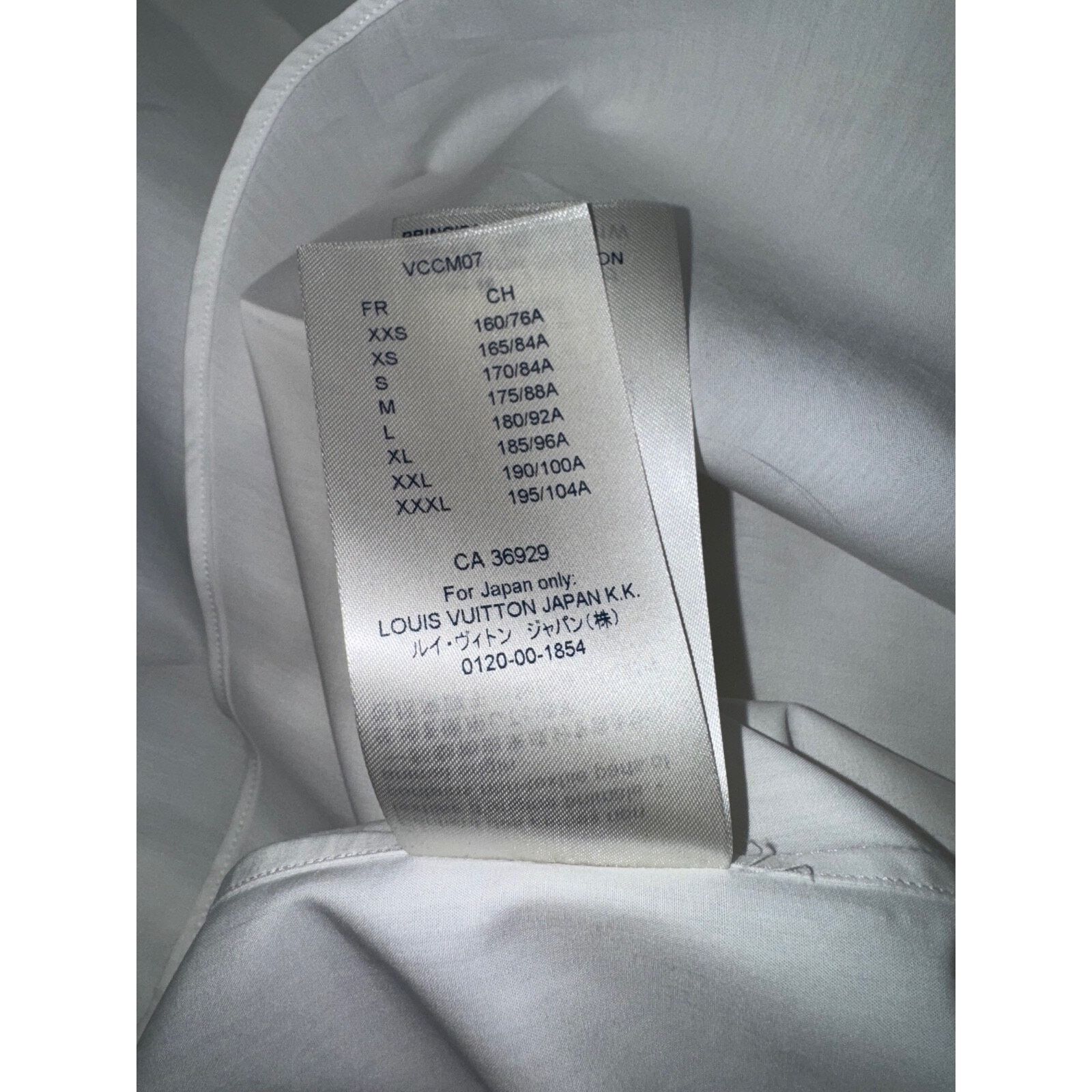 Louis Vuitton Louis Vuitton LVSE Regular White Long Sleeve DNA Collar Size US M / EU 48-50 / 2 - 14 Thumbnail