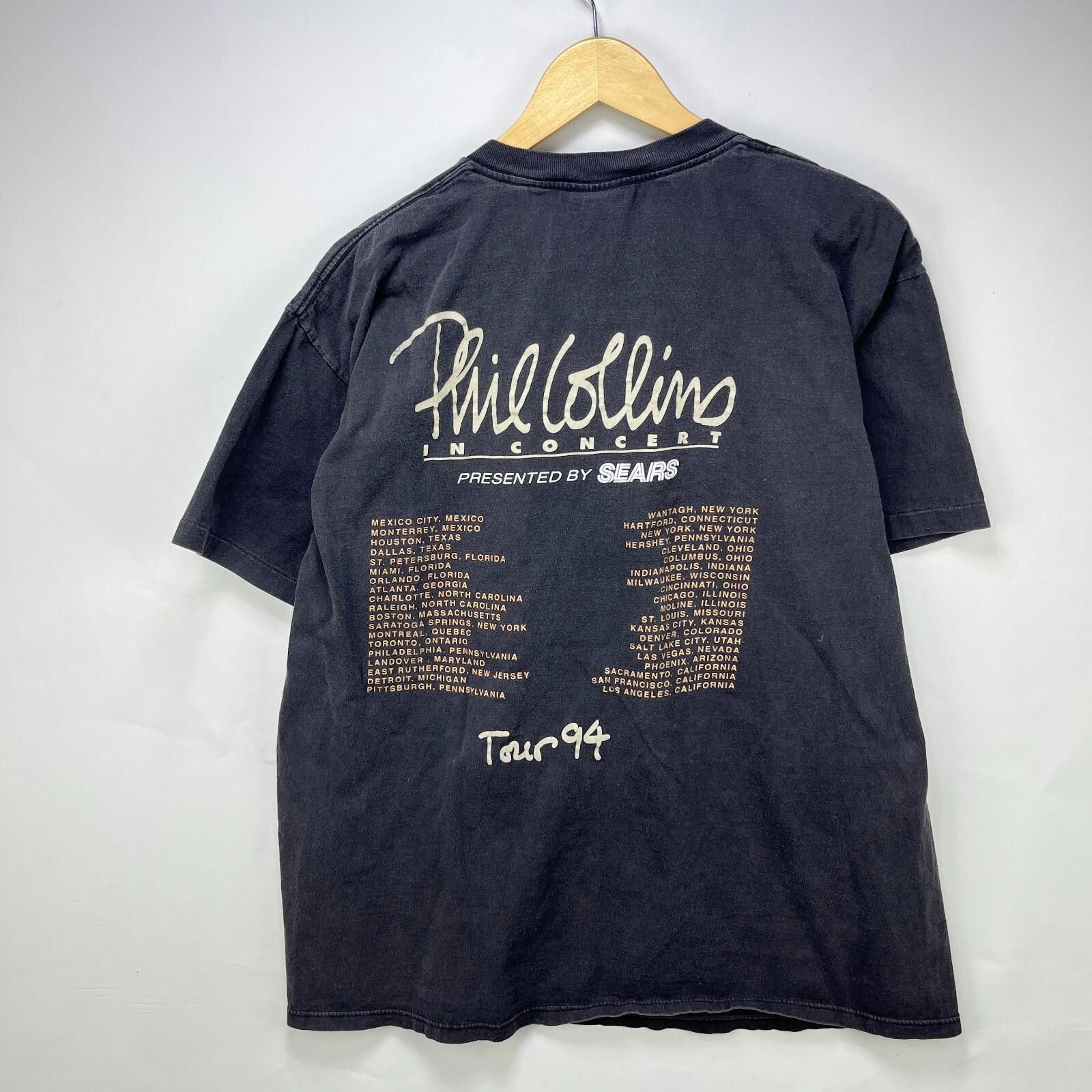 Tornado Mart Vintage 1994 Phil Collins Sun Faded Tour T Shirt XL Brockum Size US XL / EU 56 / 4 - 4 Thumbnail