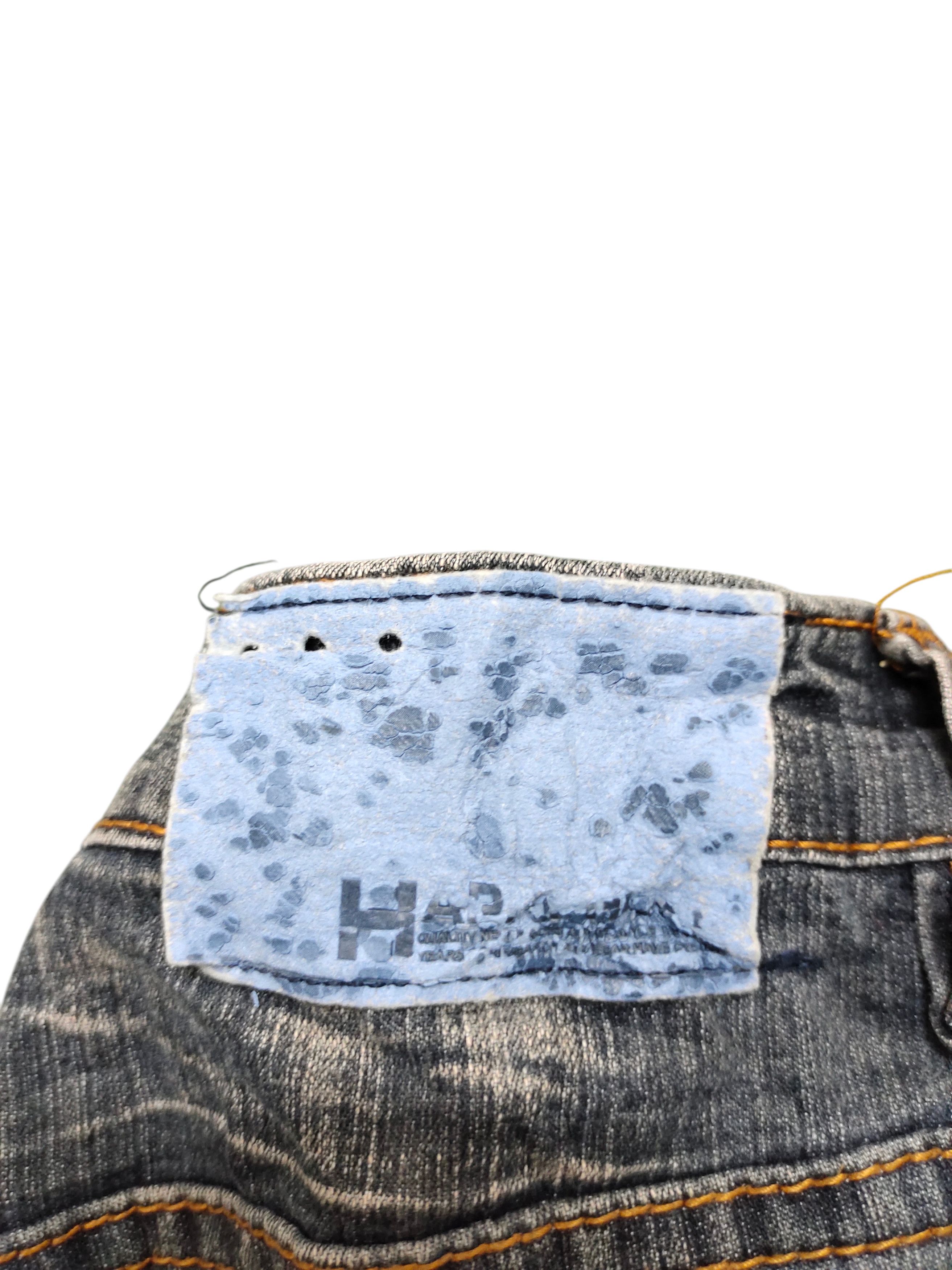 Karakuri Tamashii Vintage Sukajan Tiger Embroidered Distress Denim Jeans Size US 30 / EU 46 - 10 Thumbnail