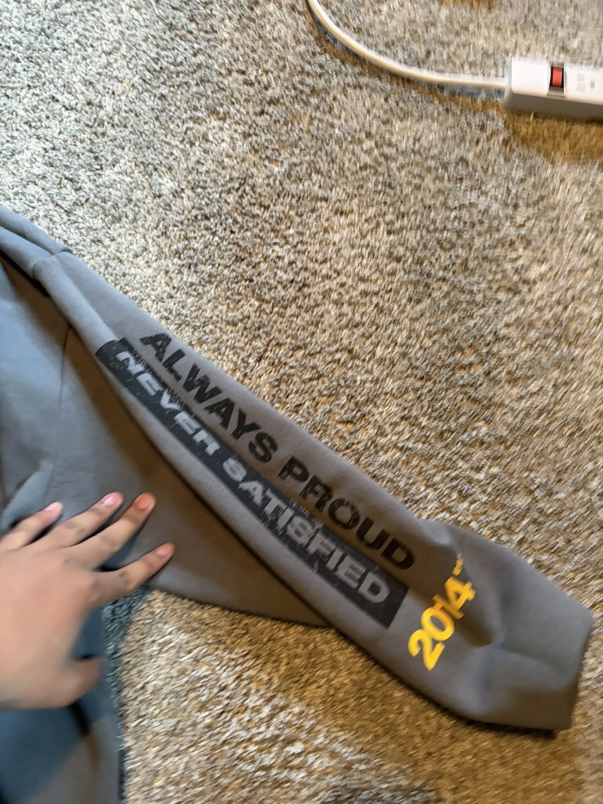 Hoodrich hoodrich hoodie grey and yellow Size US L / EU 52-54 / 3 - 3 Thumbnail