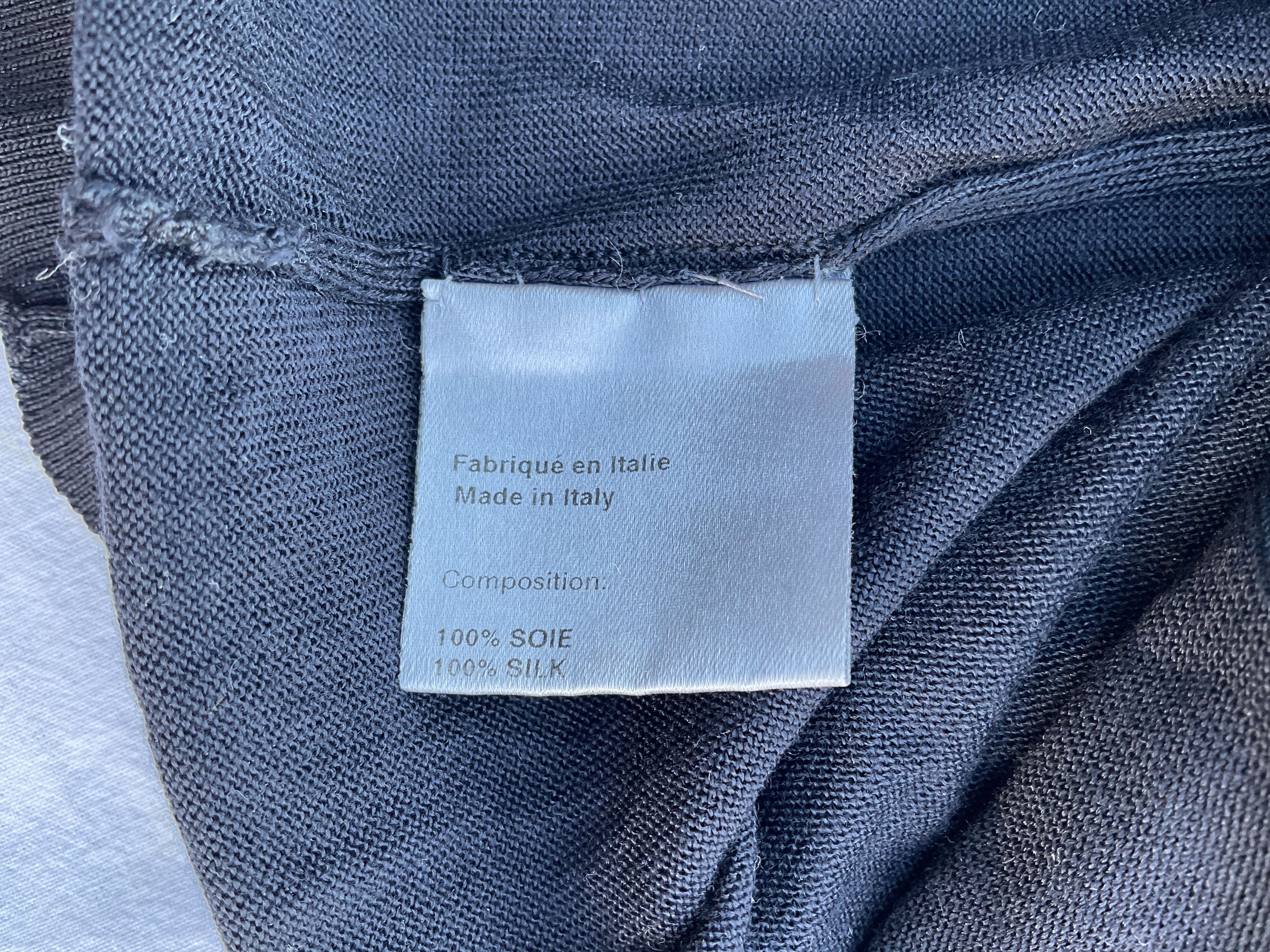 Dior Dior Homme 2005 Silk Sweater Size XS Size US XS / EU 42 / 0 - 7 Thumbnail