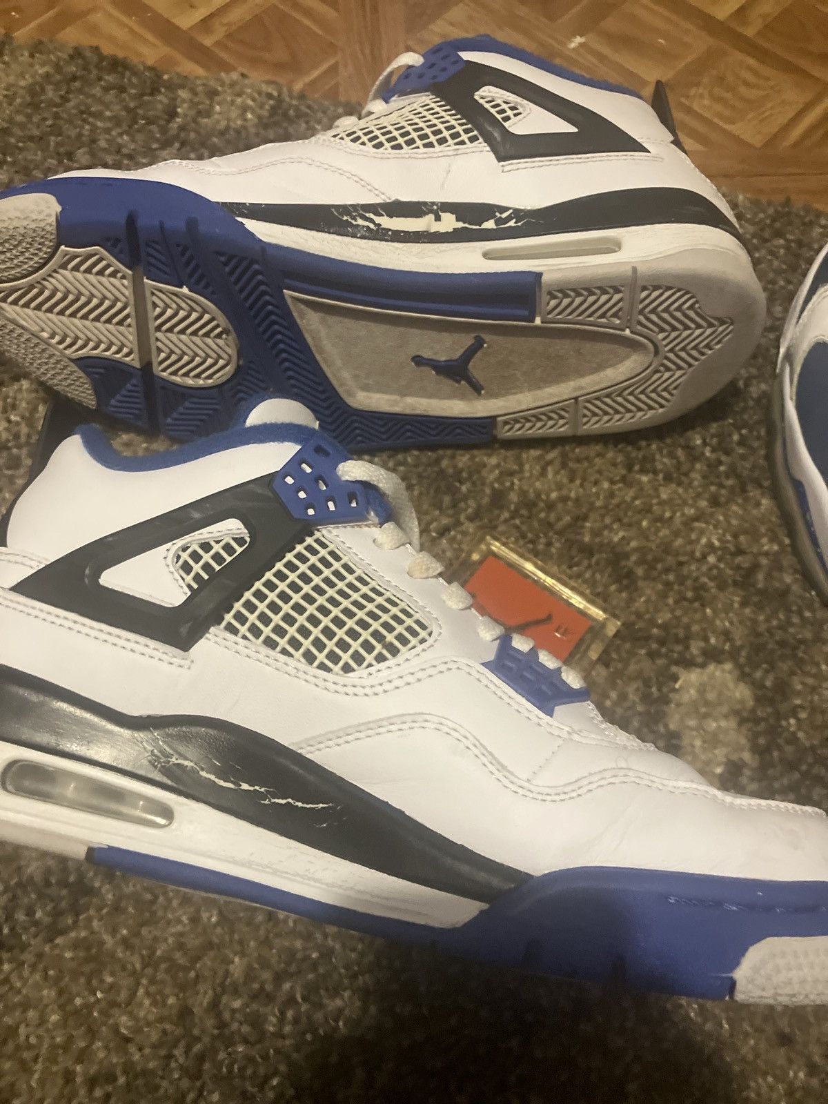 Jordan Brand Air Jordan 4 Retro “Motorsports” Size US 9 / EU 42 - 2 Thumbnail