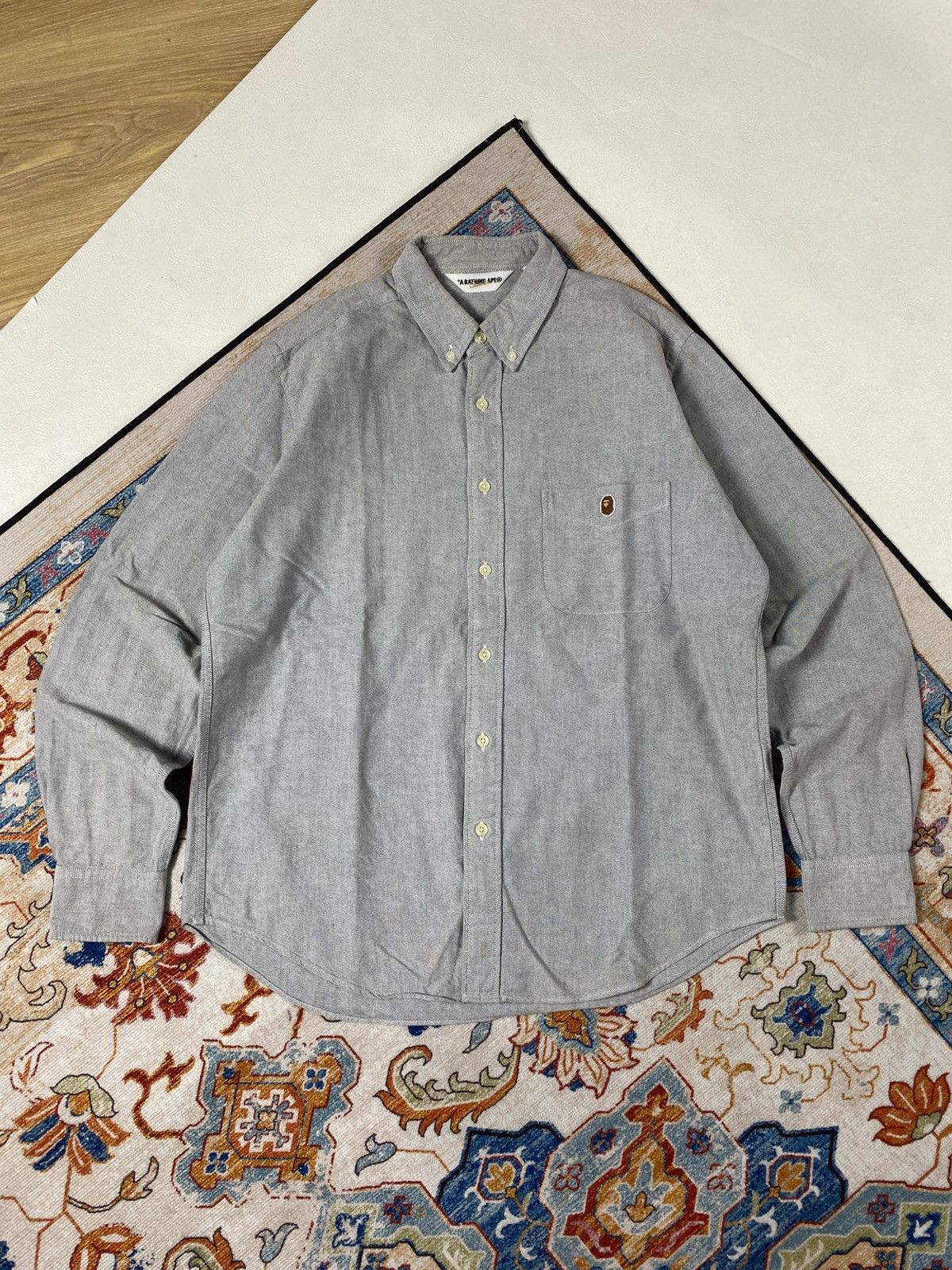 Bape A Bathing Ape Shirt Button Up Size US XL / EU 56 / 4 - 1 Thumbnail