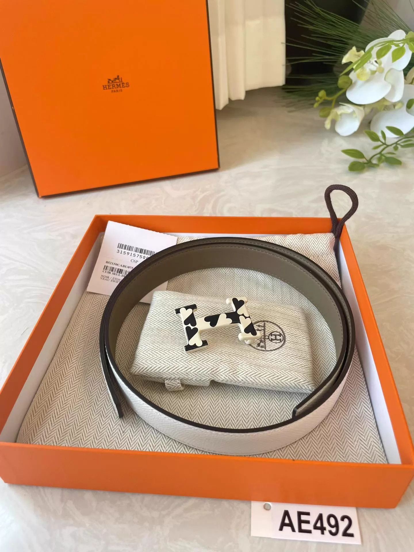 Hermes Hermès Reversible Belt 70 Z Stamp Mint Size ONE SIZE - 1 Thumbnail