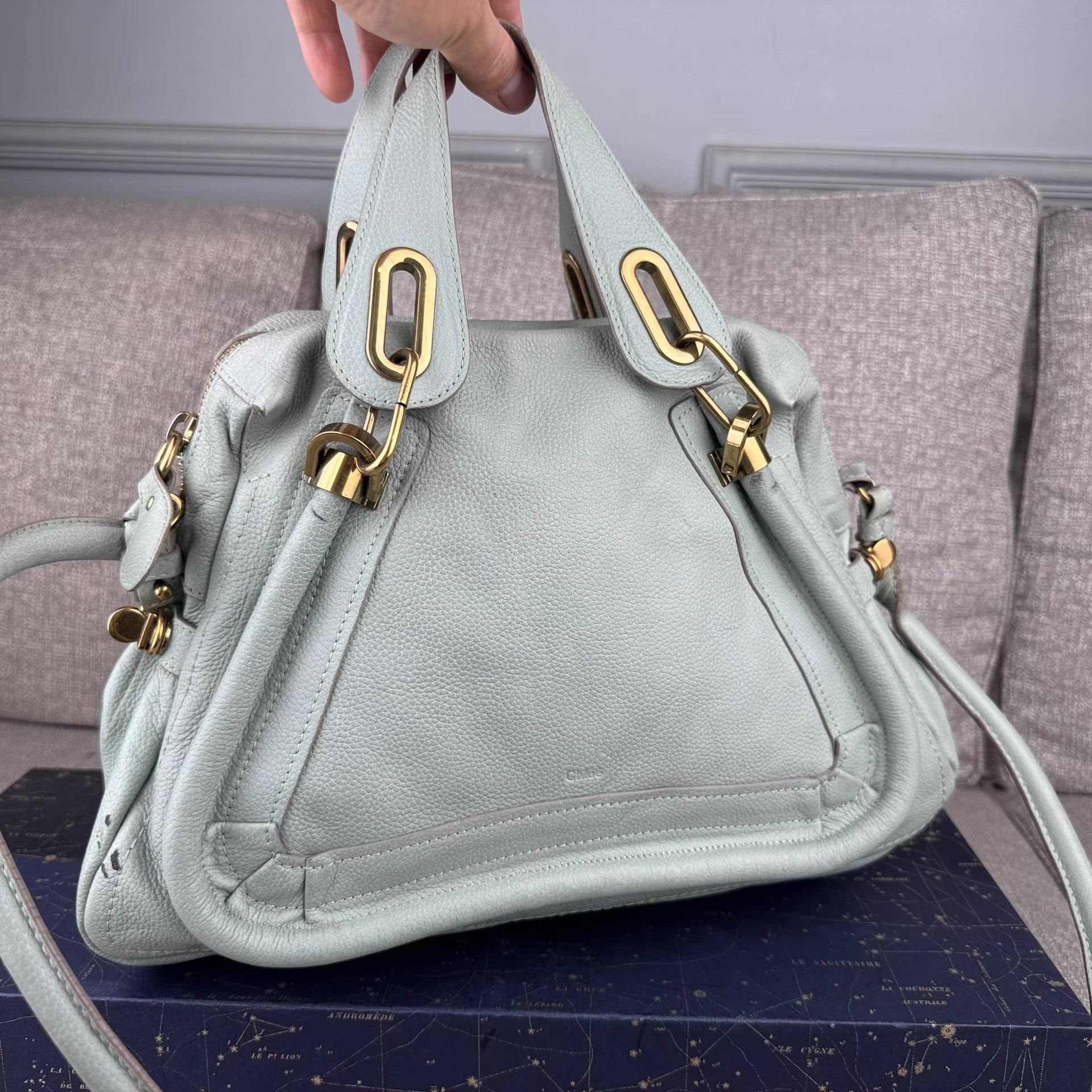 Chloe Chloé Paraty Calfskin Women's Crossbody Bag Ｑ27 Size ONE SIZE - 1 Thumbnail