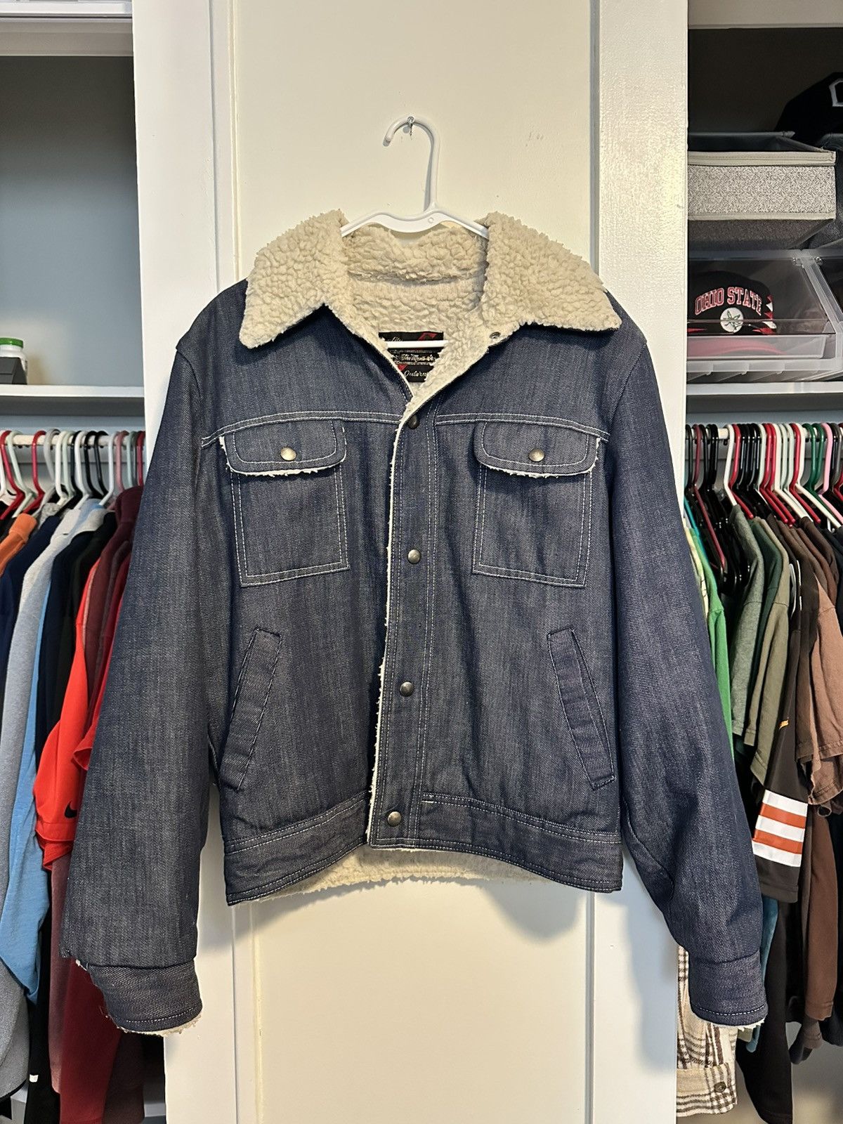 Sears Vintage Sears Men’s Store Sherpa Lined Denim Jacket Size US M / EU 48-50 / 2 - 1 Thumbnail