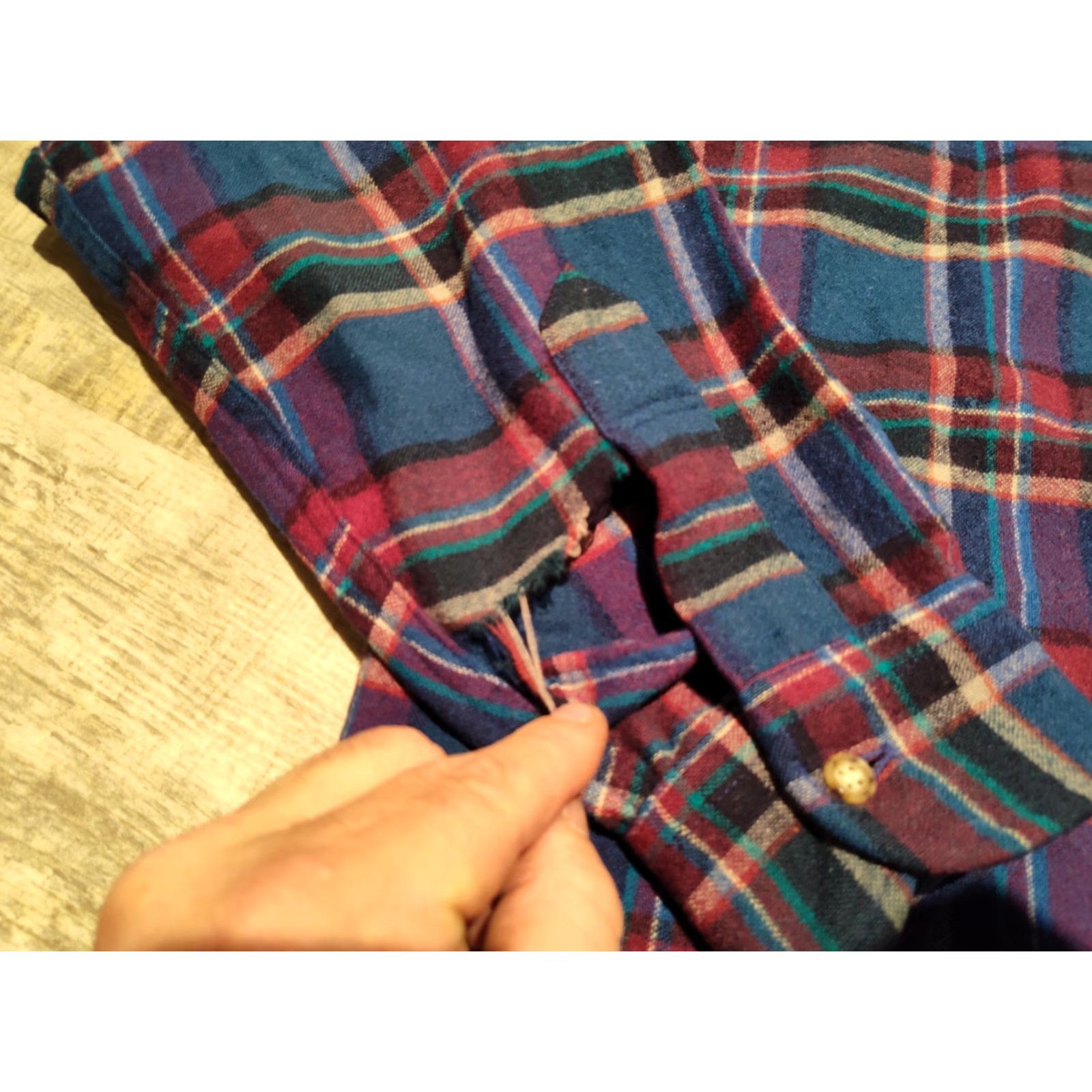 Pendleton VINTAGE Pendleton Wool Flannel Fireside Shirt Mens M Blue Plaid 60s 70s USA Made Authentic 70s Theme Mens Size US M / EU 48-50 / 2 - 7 Thumbnail