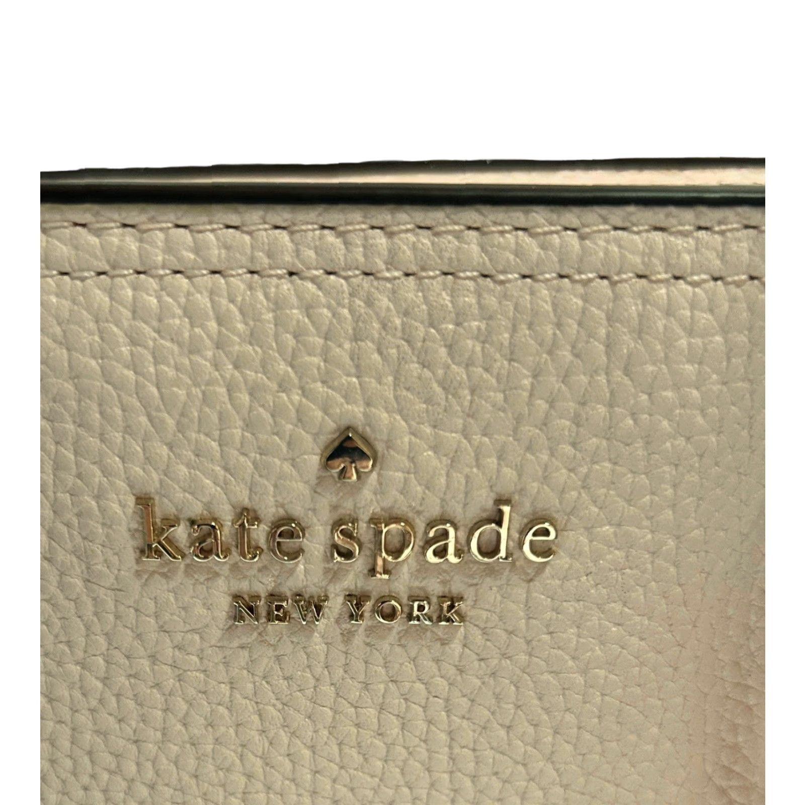 Vintage kate spade new york Rowe Satchel Crossbody Purse Leather PeachPuff Women | Tassel | Pebbled Leather | Medium Size ONE SIZE - 6 Thumbnail