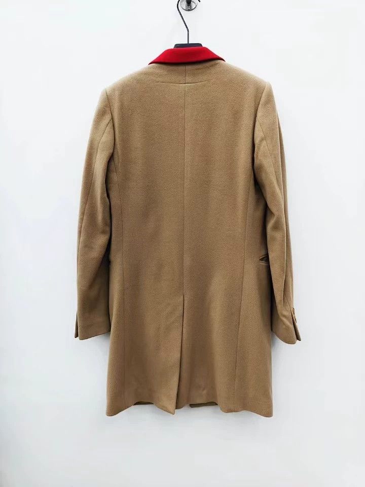 Givenchy Givenchy Size48 Runway design mixed color cashmere overcoat Size US M / EU 48-50 / 2 - 2 Thumbnail