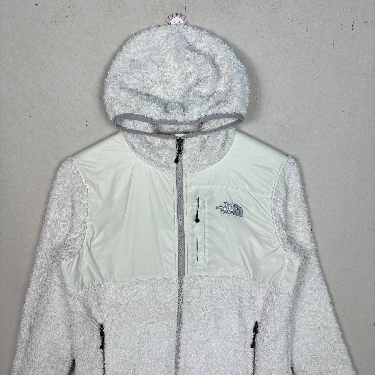 The North Face The North Face White Fleece Hoodie Full Zipper Size L / US 10 / IT 46 - 3 Thumbnail