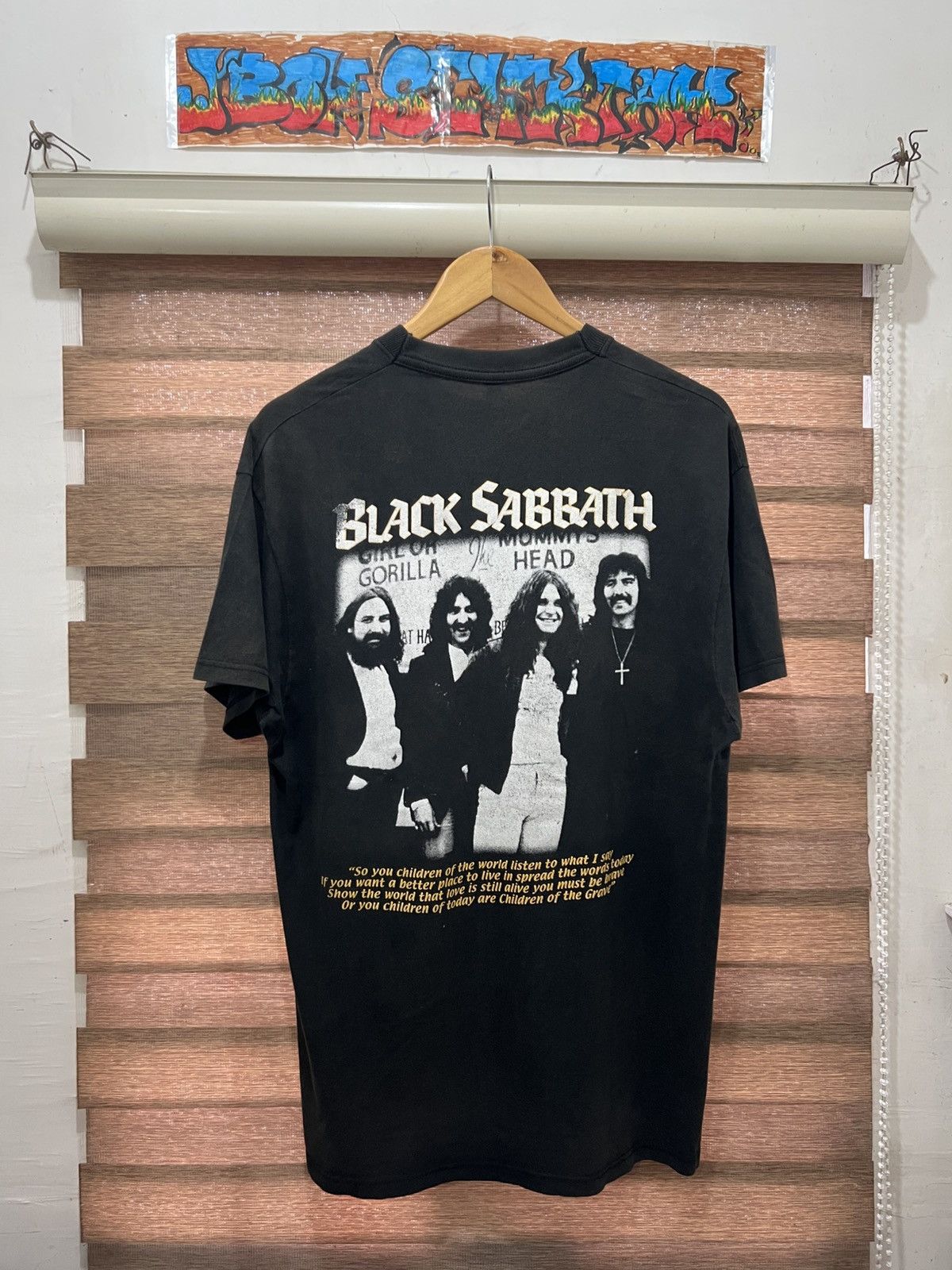 Band Tees × Vintage Vintage 90s Euro Black Sabbath Parking Lot Boot Size US L / EU 52-54 / 3 - 2 Thumbnail