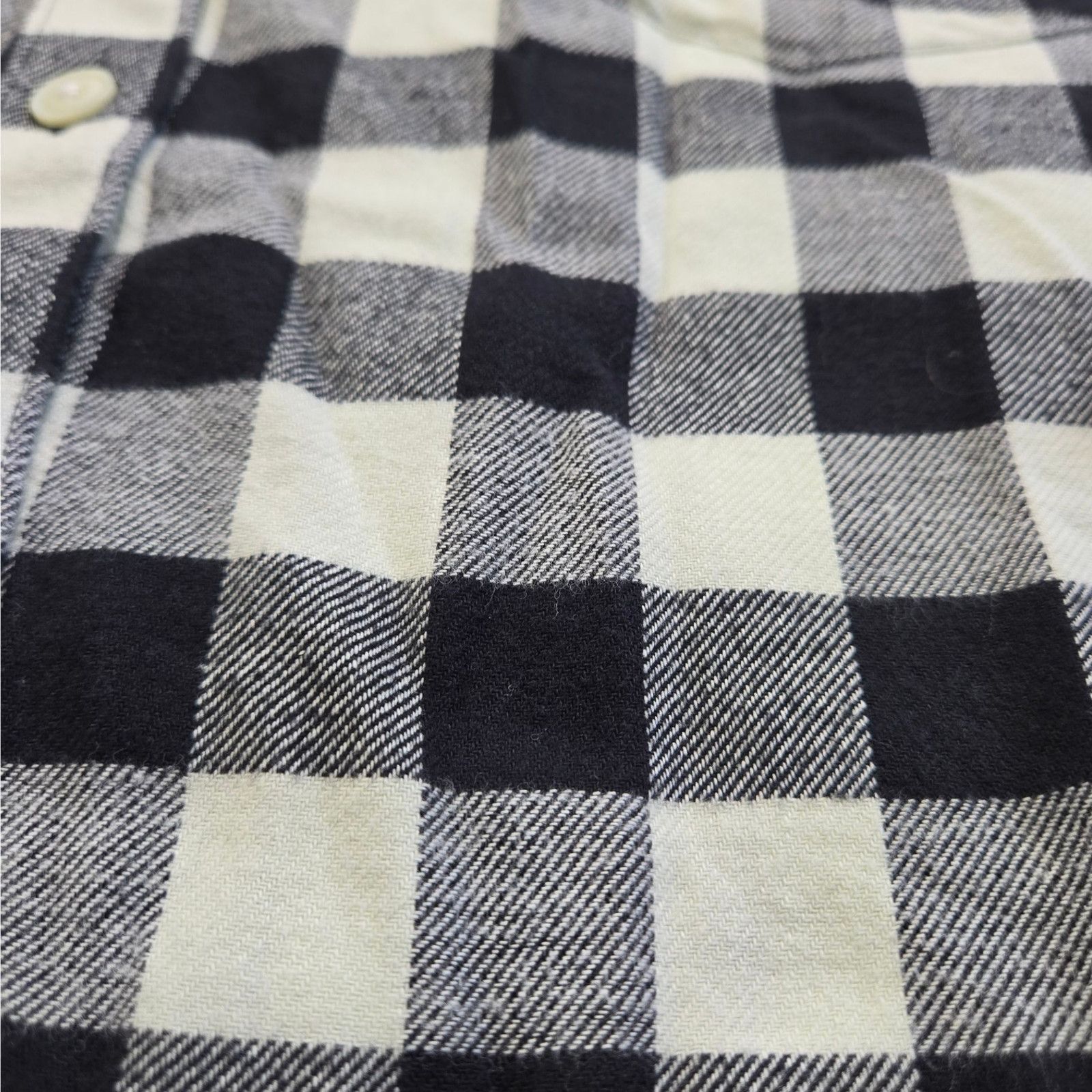 Levi's Levi's Black White Plaid Flannel Top Size Small Size S / US 4 / IT 40 - 6 Thumbnail