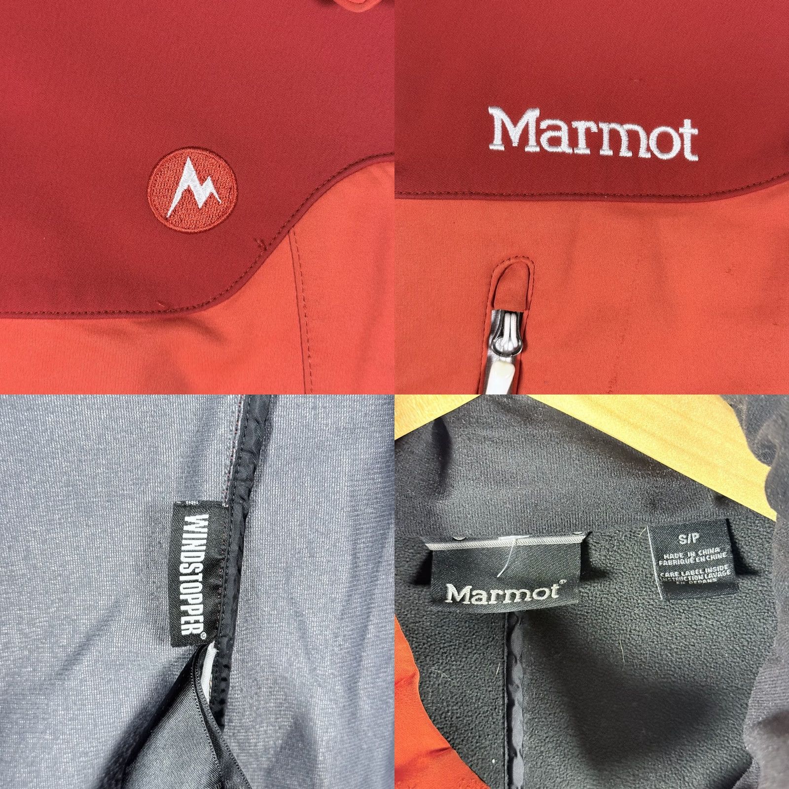 Marmot Marmot Gore Windstopper Full Zip Jacket Women's Red Orange Hiking Size S Size S / US 4 / IT 40 - 8 Thumbnail
