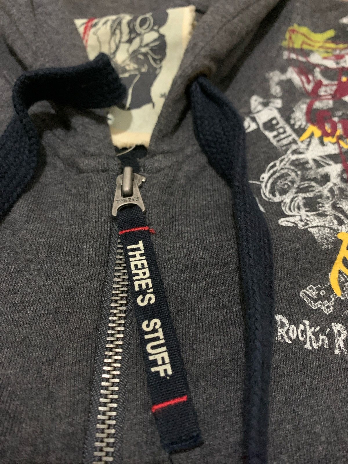 Hysteric Glamour × If Six Was Nine × Japanese Brand Theres Rock Zip Hoodie ifsixwasnine Punk style Size US L / EU 52-54 / 3 - 8 Thumbnail