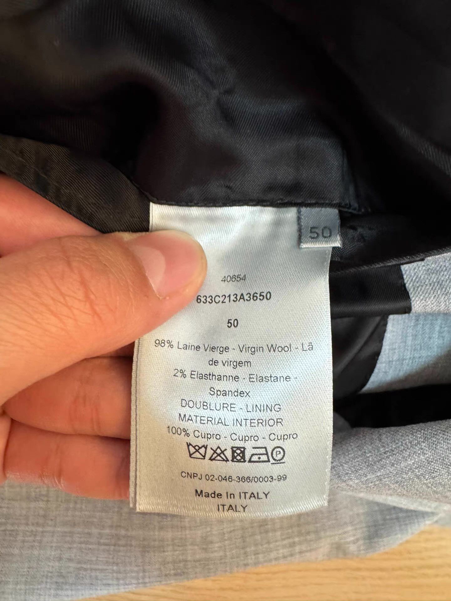 Dior Dior Homme Grey Wool Hooded Casual Blazer Q14 Size 50R - 6 Thumbnail