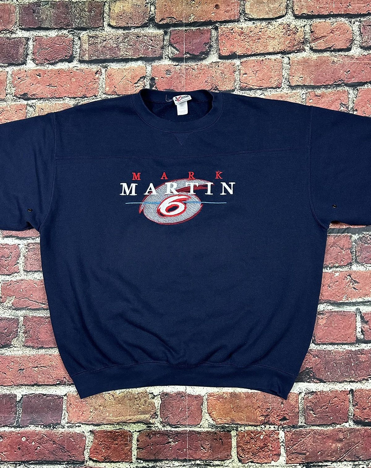 Chase Authentics Vintage Chase Authentics Nascar Sweatshirt Mark Martin #6 Size US XL / EU 56 / 4 - 2 Thumbnail
