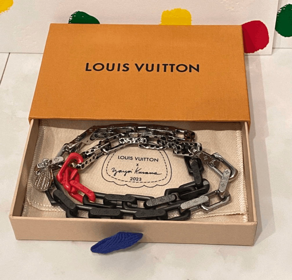 Louis Vuitton Louis Vuitton Yayoi Kusama LV YK Necklace Bracelet Set of 2 Size ONE SIZE - 3 Thumbnail