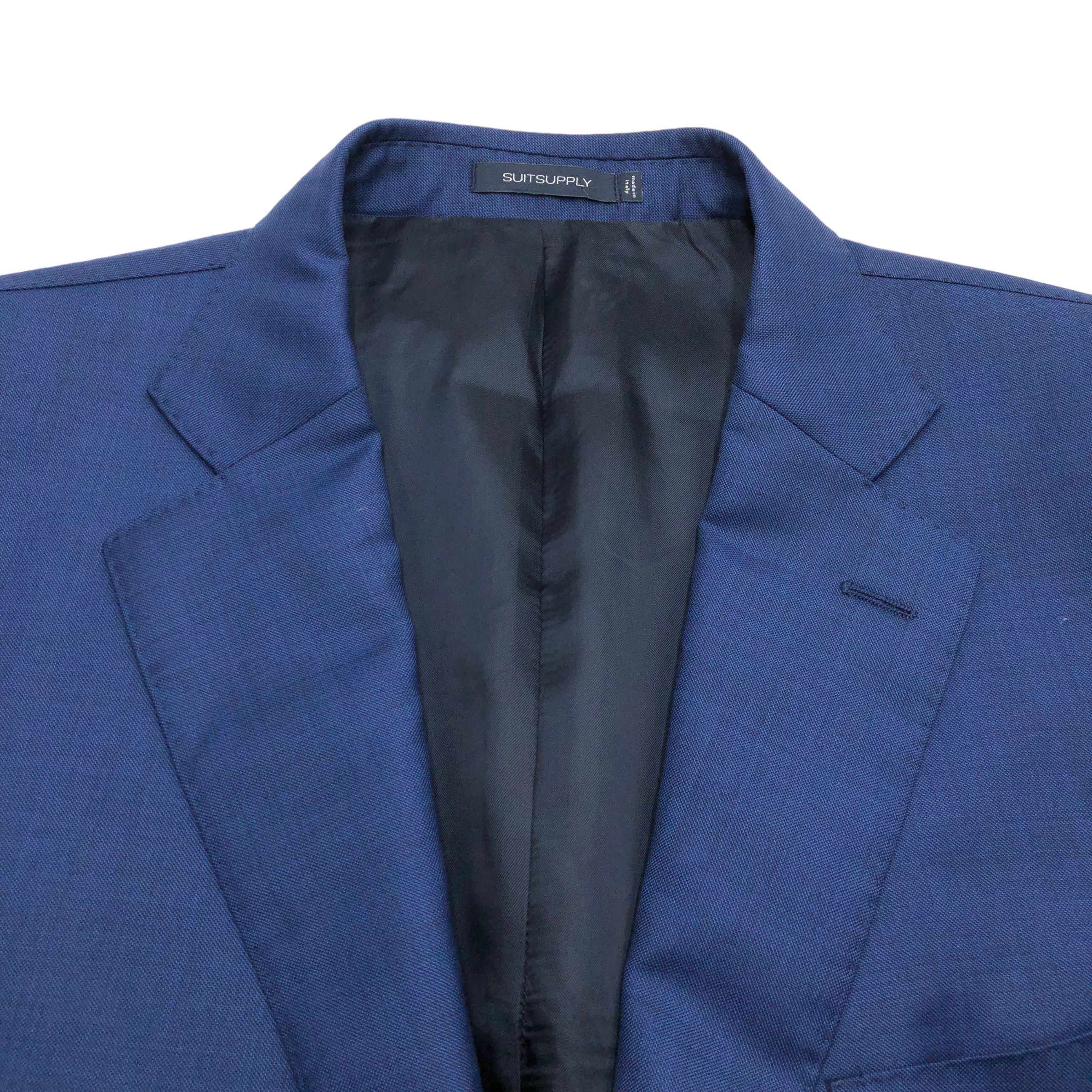Suitsupply Lazio Pure Wool Blazer Size 4XL (EU:30; UK:50; US:50S) Size 50S - 4 Thumbnail