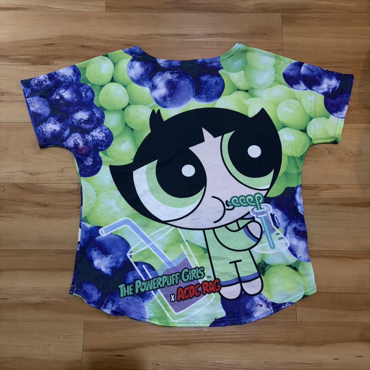 Cartoon Network The powerpuff girls x acdc rags buttercup t-shirt Size US L / EU 52-54 / 3 - 2 Thumbnail