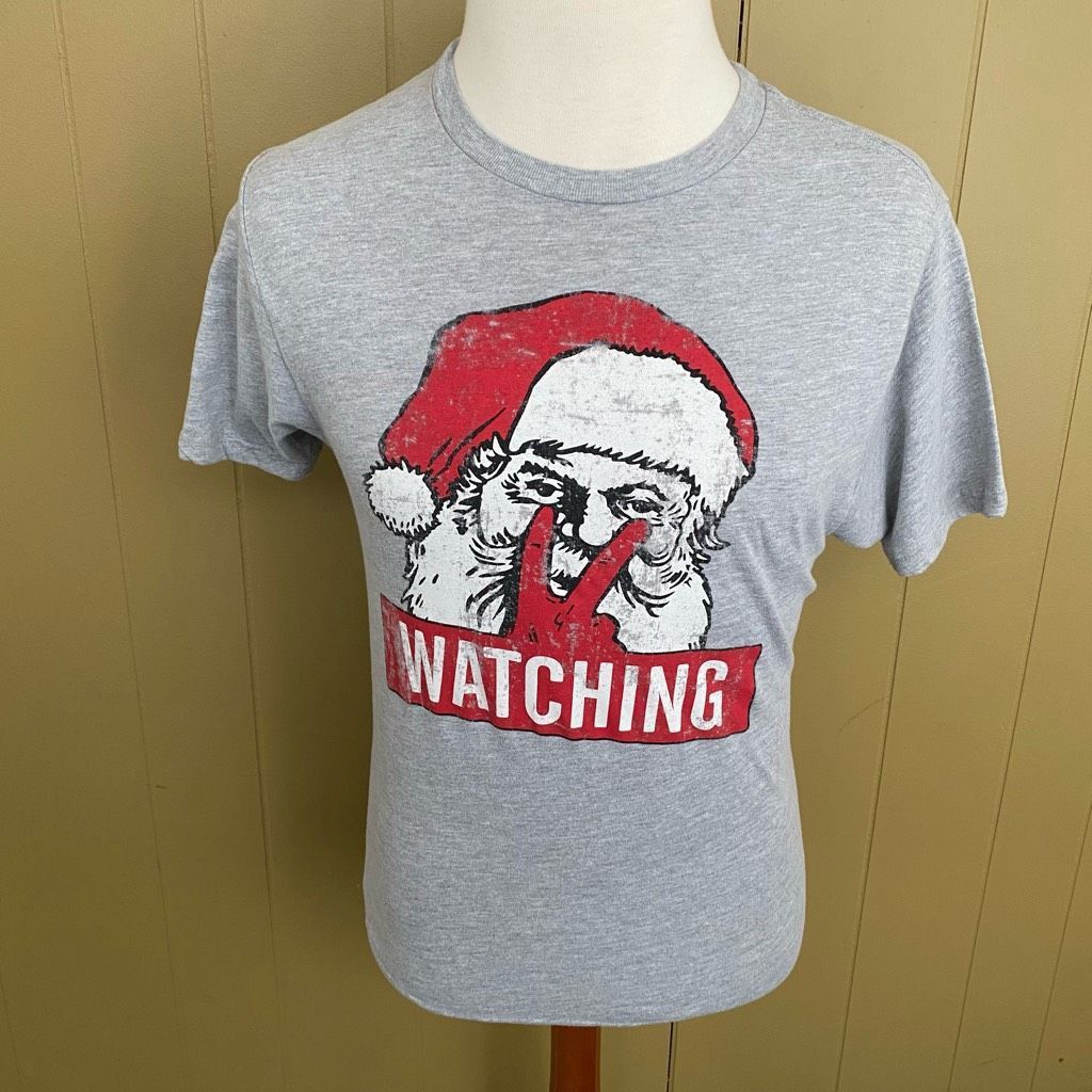 Other Holiday Time men S Crewneck short sleeve t-shirt w/santa fac Size US S / EU 44-46 / 1 - 1 Thumbnail