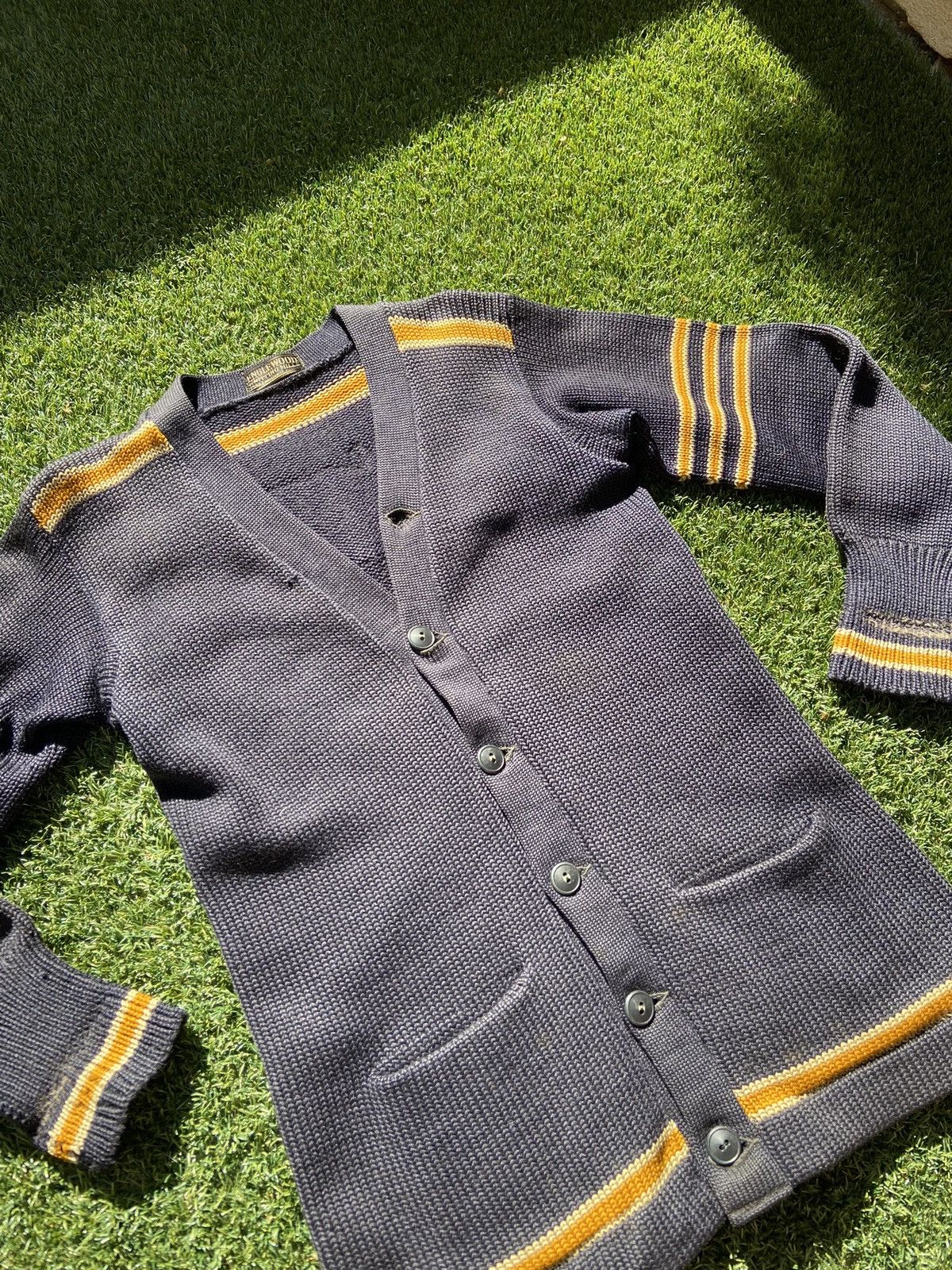 Vintage VTG 50’s Englewood Mills Chicago Wool Cardigan Size US S / EU 44-46 / 1 - 6 Thumbnail