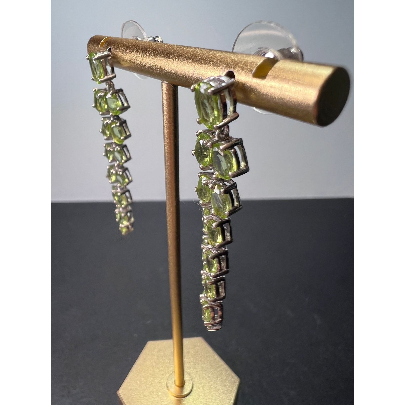 Other Peridot sterling silver chandelier earrings Size ONE SIZE - 9 Thumbnail