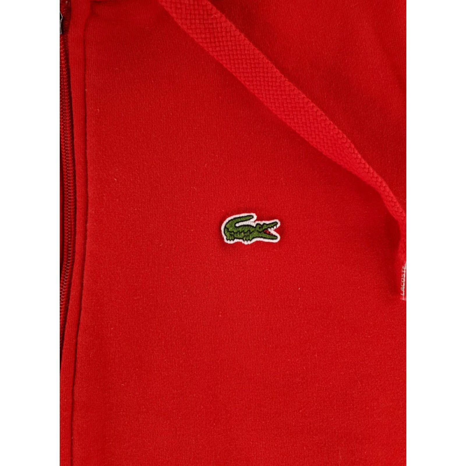 Lacoste Lacoste Sport Full Zip Hoodie Sweatshirt Jacket Red Mens 2XL XXL Size US XXL / EU 58 / 5 - 3 Thumbnail