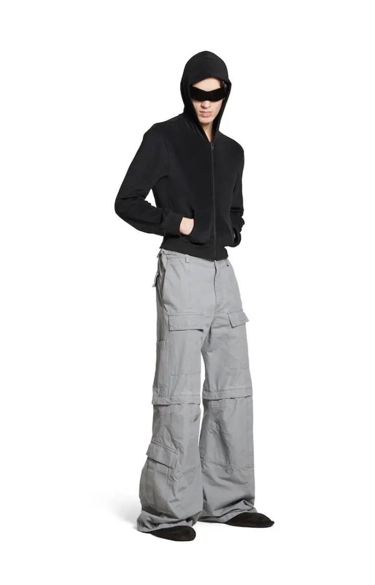 Balenciaga o1s1wg110126 Flared Cargo Pants in Off White Size US 30 / EU 46 - 1 Preview