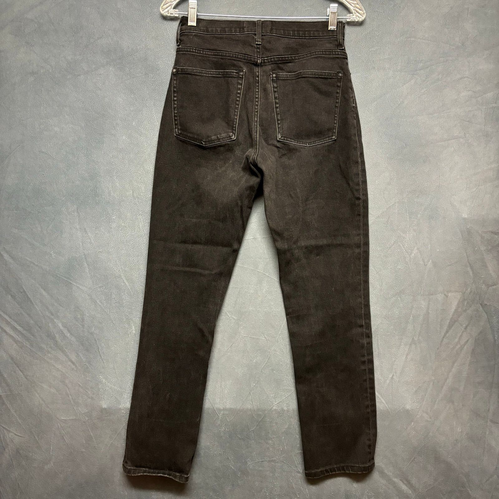 Everlane Everlane High Waist Straight Leg Jeans Black Womens 27 Reg Size 27" / US 4 / IT 40 - 2 Thumbnail