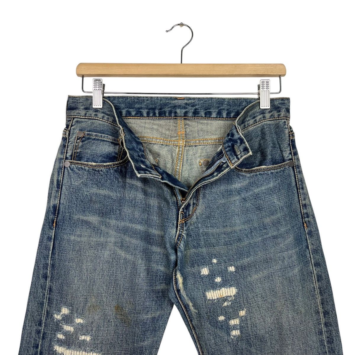 Japanese Brand Vintage Japanese Designer Workwear Denim Jeans Size US 30 / EU 46 - 7 Thumbnail