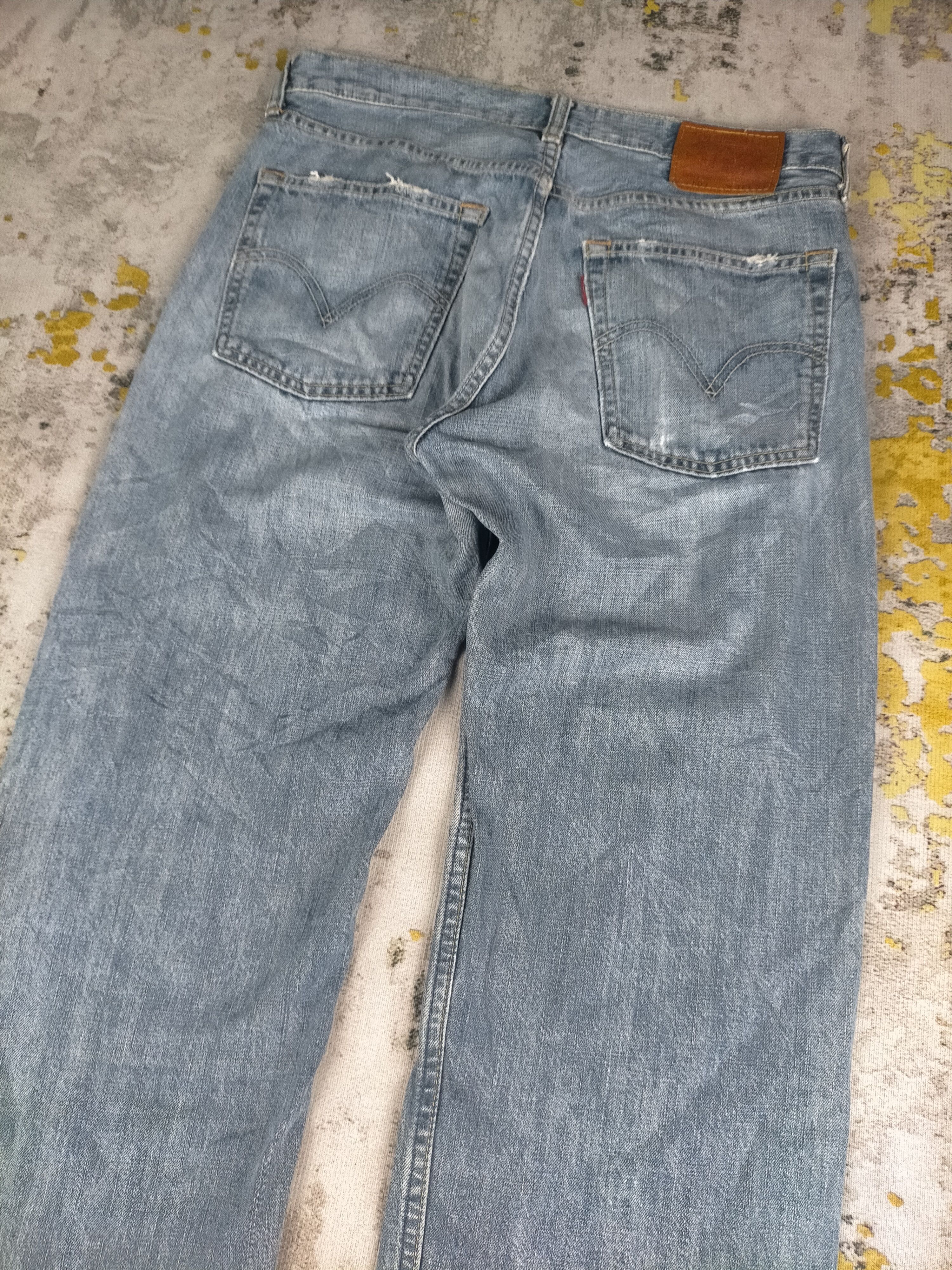 Levi's 🔥90s Vintage Levis 503 Mudwash Distressed Loose Jeans Size US 31 - 5 Thumbnail