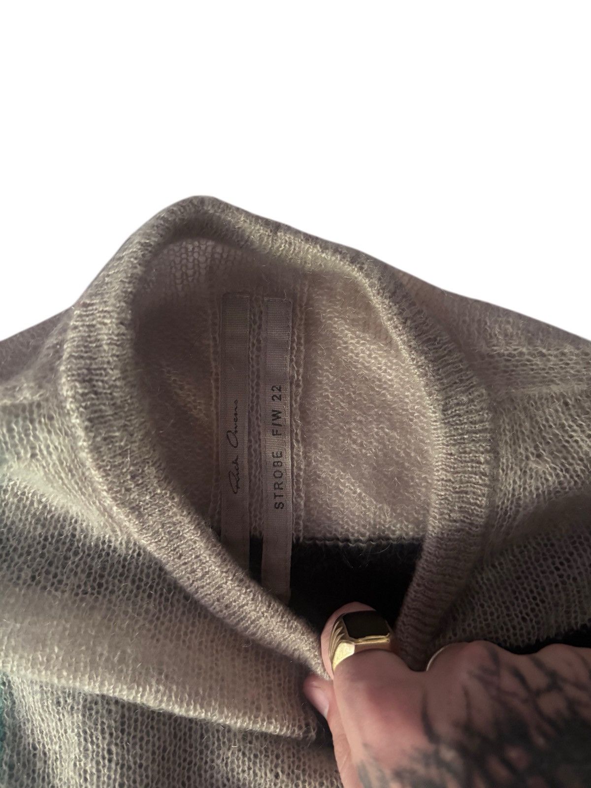 Rick Owens Rick Owens Strobe FW22 Mohair Sweater Size US S / EU 44-46 / 1 - 2 Thumbnail