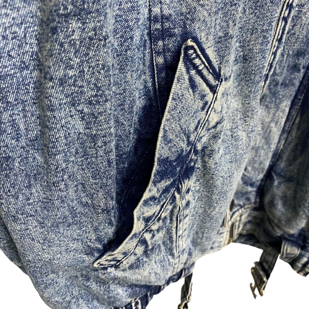 Japanese Brand × Vintage Vintage 80s Gleeman denim bomber jacket Size US L / EU 52-54 / 3 - 11 Thumbnail
