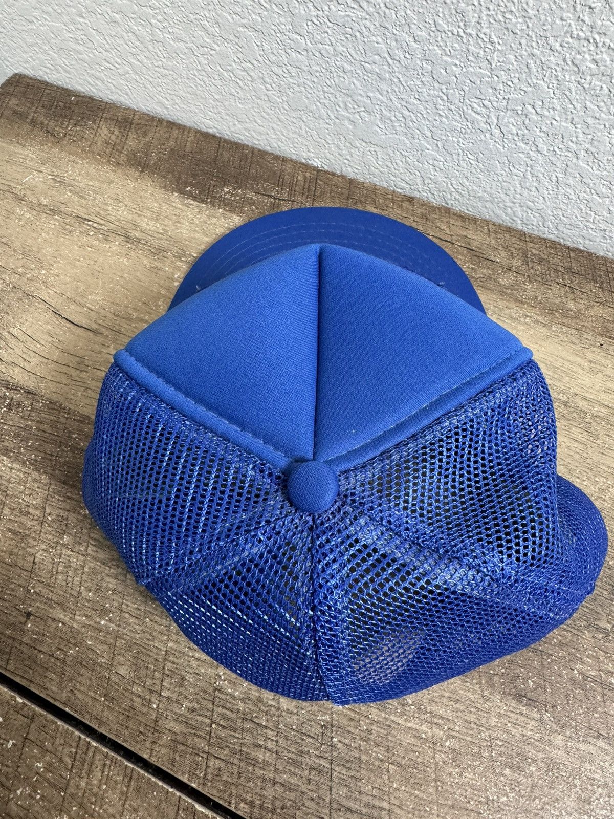 Other Vintage 80’s Los Angeles Rams Blue Trucker Snapback Hat Size ONE SIZE - 3 Thumbnail