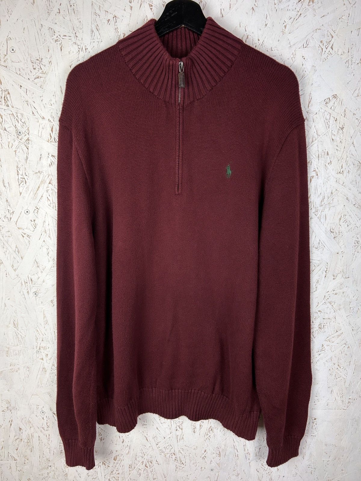Polo Ralph Lauren Polo By Ralph Lauren Cotton Half Zip Knitwear Sweater XL Size US XL / EU 56 / 4 - 1 Thumbnail
