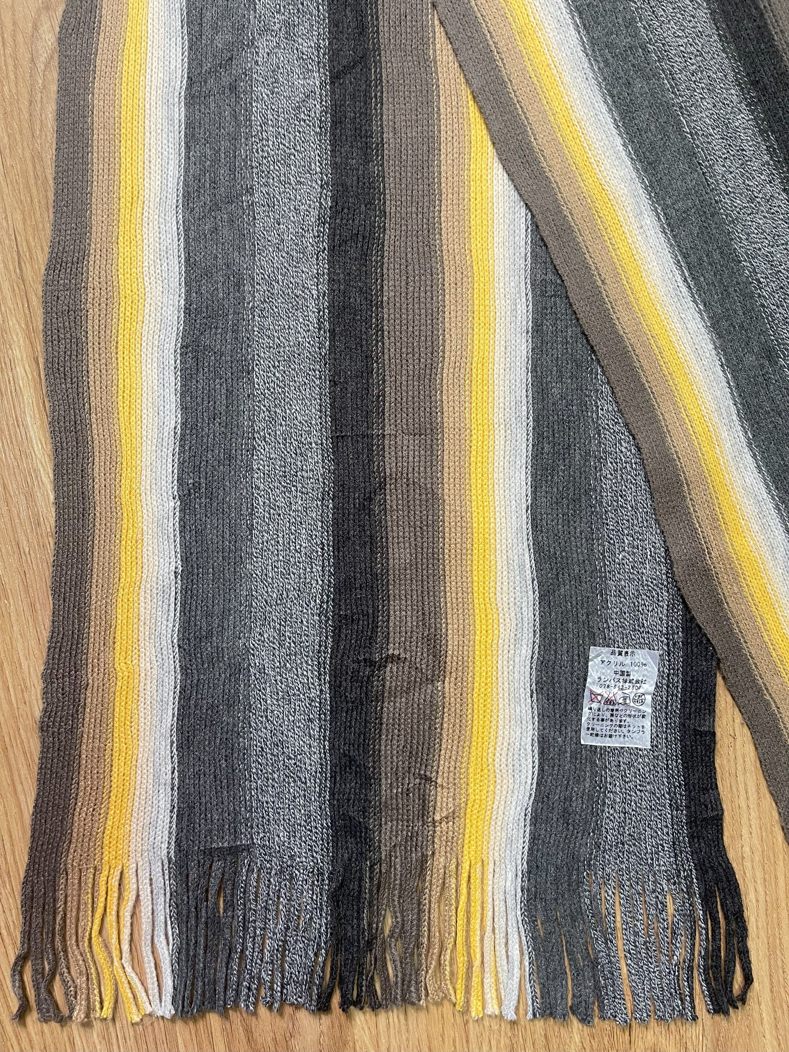 Hiroko Koshino Homme Vintage Hiroko Koshino Scarf / Muffler - 6043 Size ONE SIZE - 10 Thumbnail