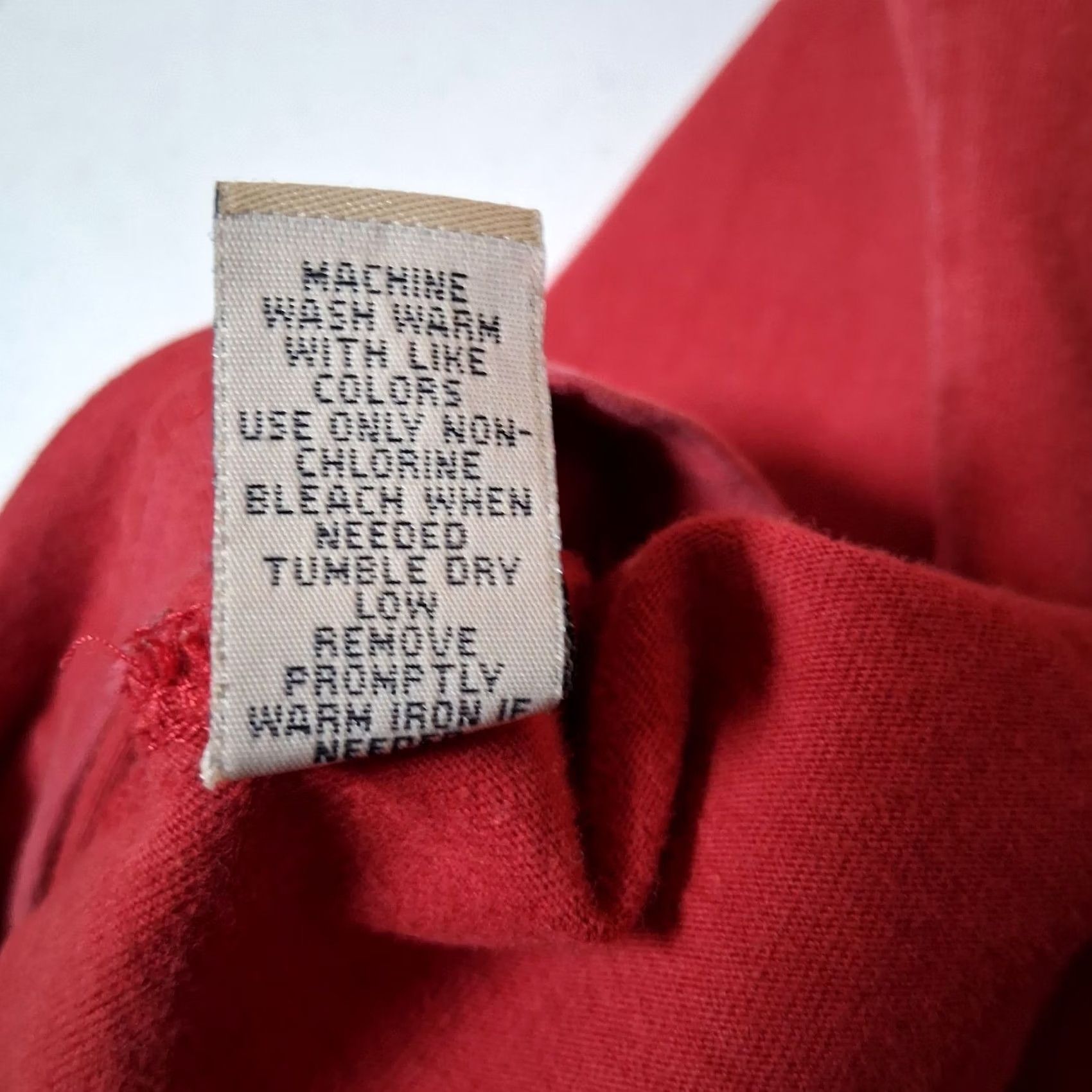 Vintage Ruff Hewn Workwear Henley Shirt Men L Rust Orange Button Pocket Work Shirt Size US L / EU 52-54 / 3 - 7 Thumbnail